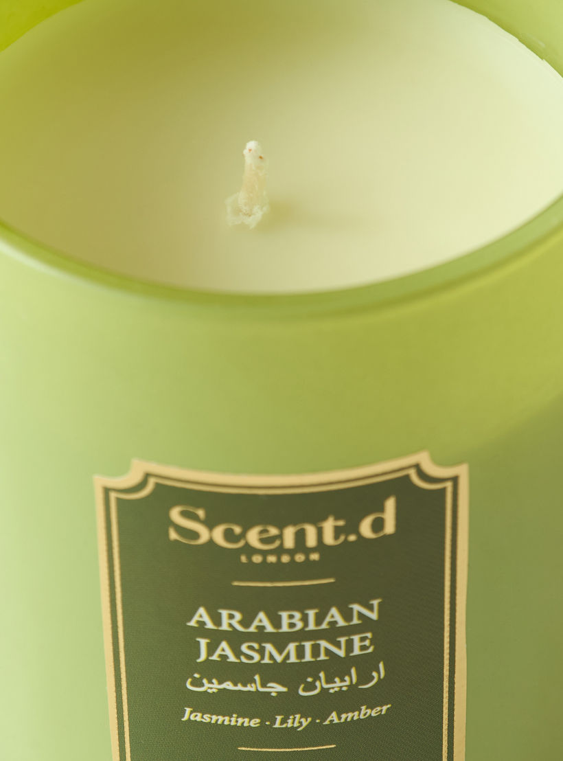 Scent.d Arabian Jasmine Scented Jar Candle - 226 gms-household-homefragrance-candles-image-3