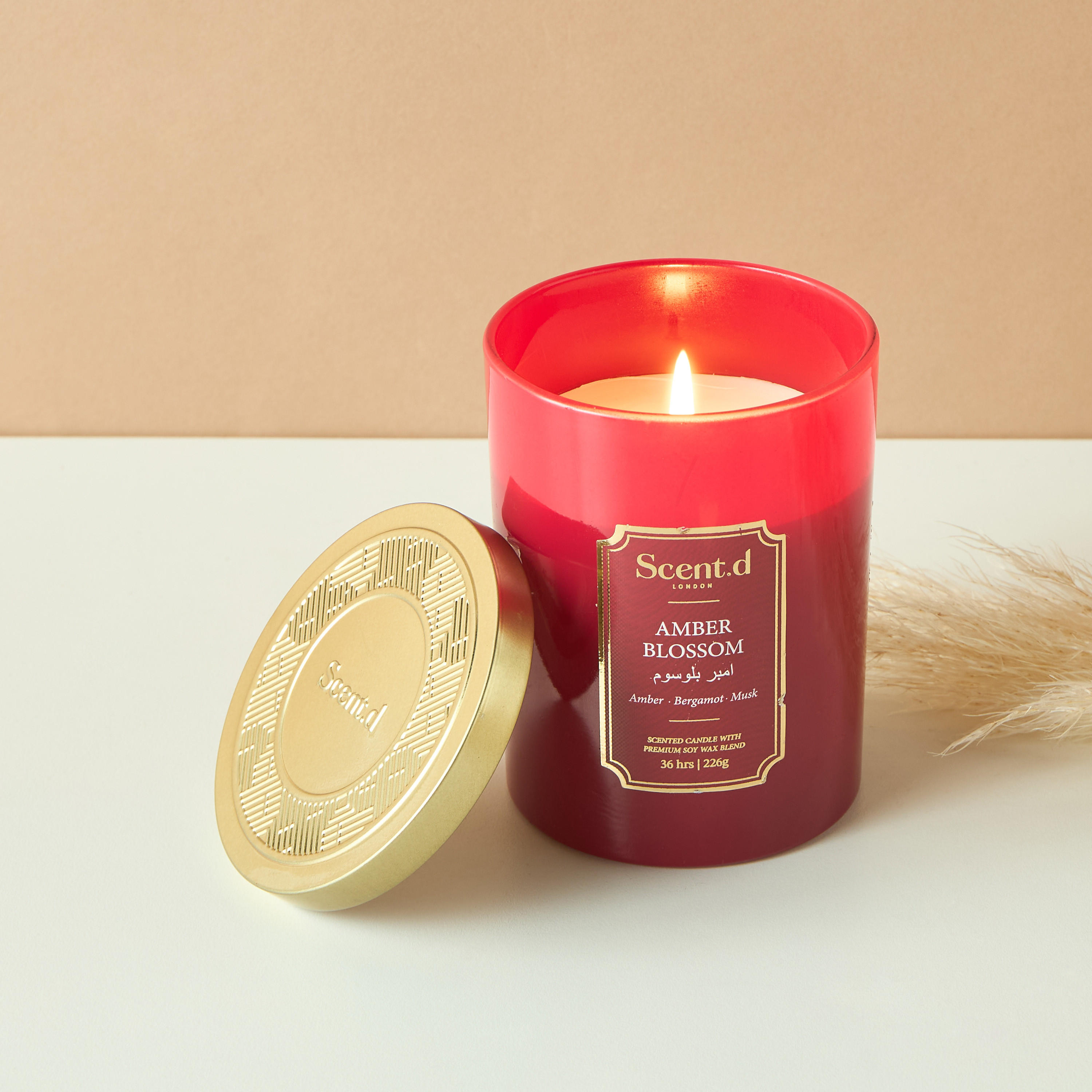 Scent.d Arabian Jasmine Scented Jar Candle - 226 gms-household-homefragrance-candles-image-1