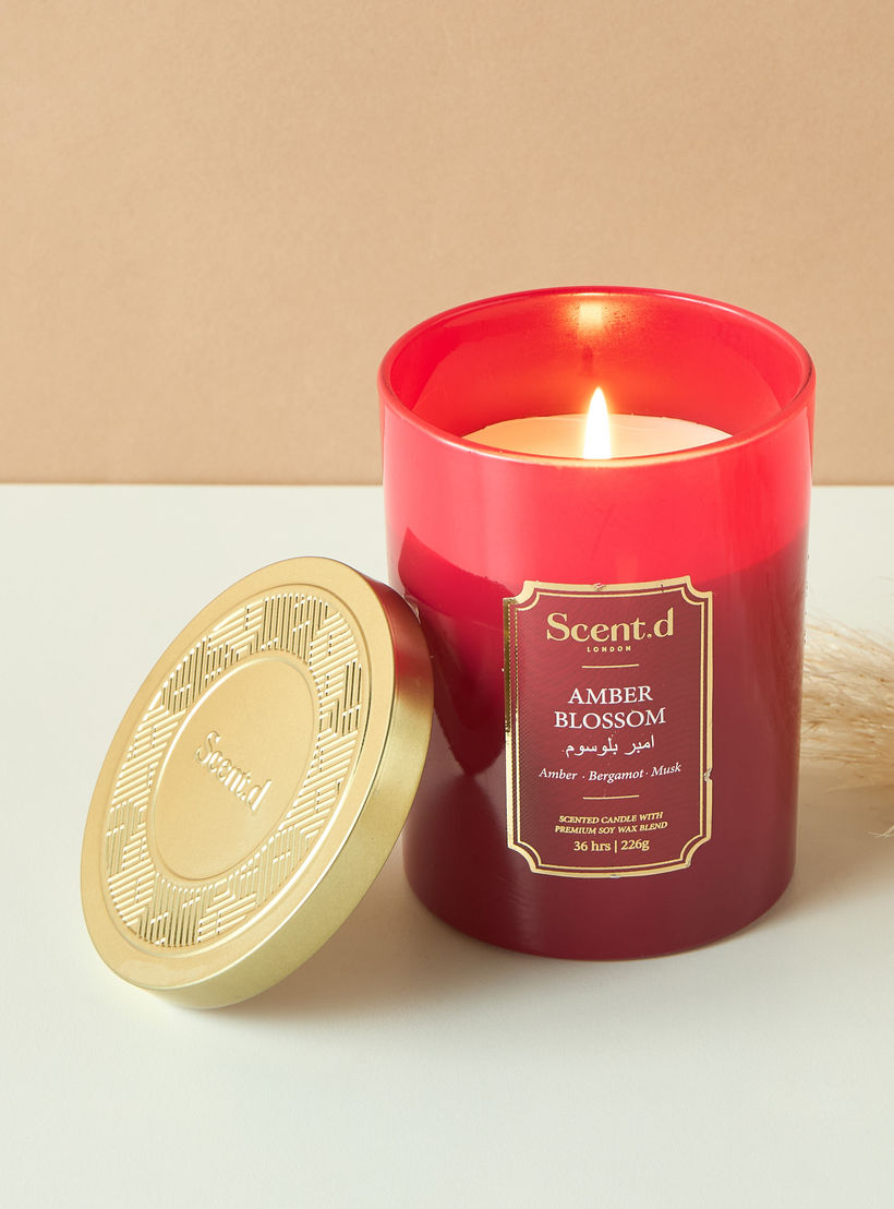 Scent.d Arabian Jasmine Scented Jar Candle - 226 gms-household-homefragrance-candles-image-1