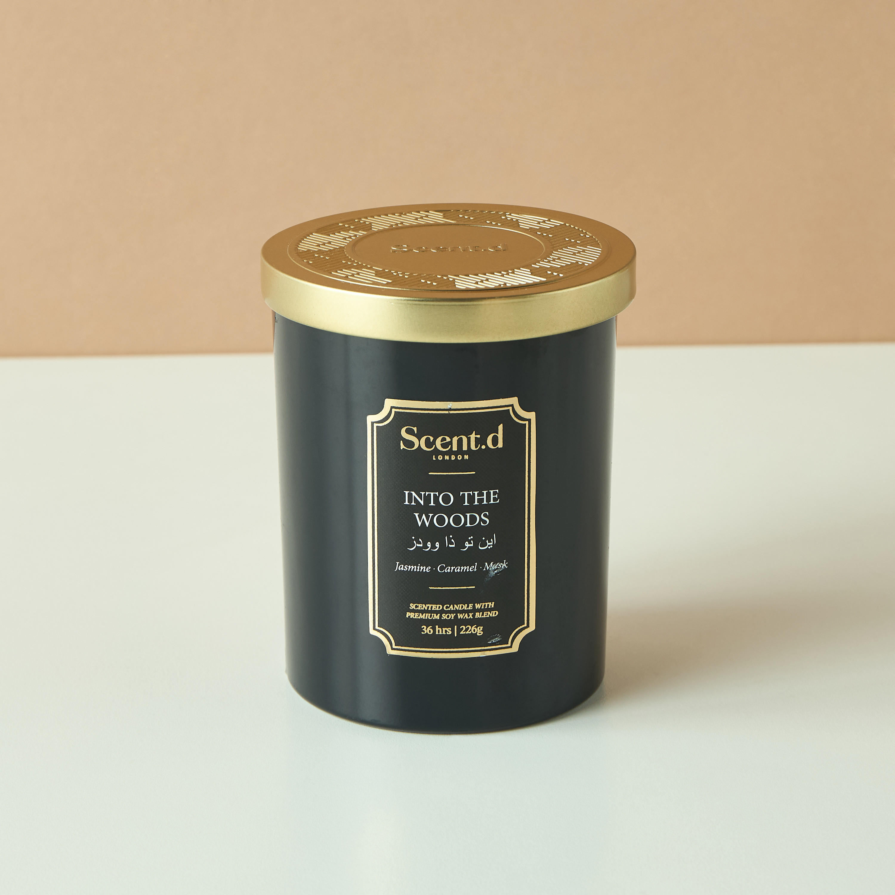 Scent.d Arabian Jasmine Scented Jar Candle - 226 gms-household-homefragrance-candles-image-2