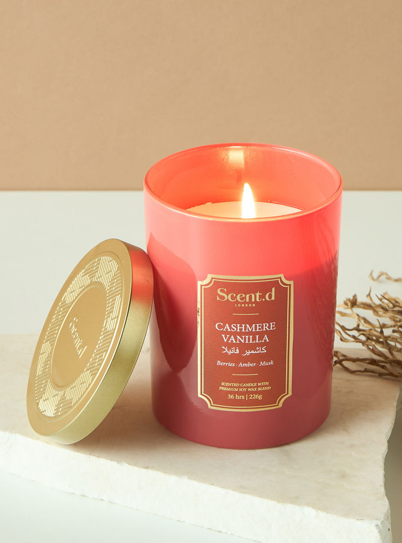 Scent.d Arabian Jasmine Scented Jar Candle - 226 gms-household-homefragrance-candles-image-1