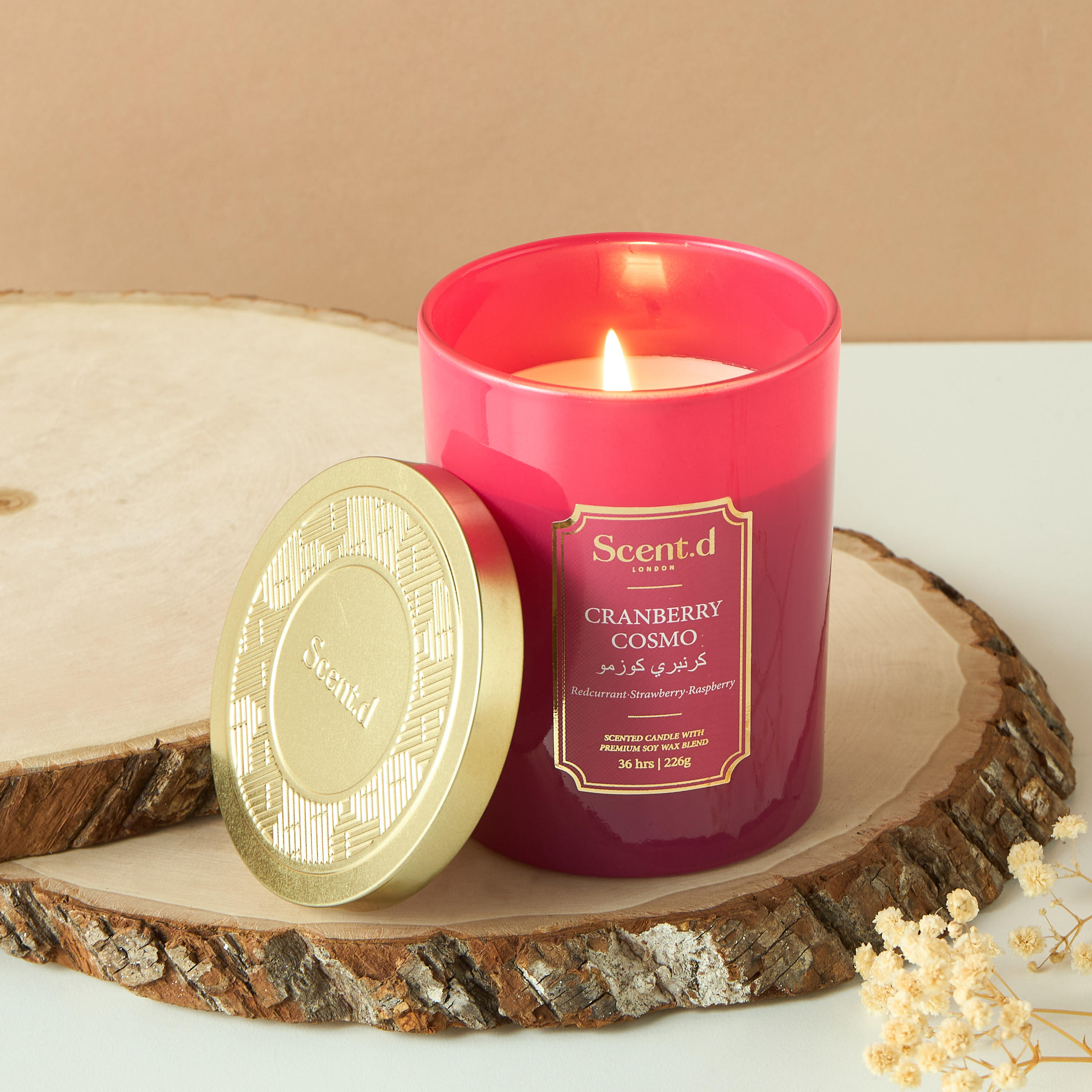 Scent.d Arabian Jasmine Scented Jar Candle - 226 gms-household-homefragrance-candles-image-1