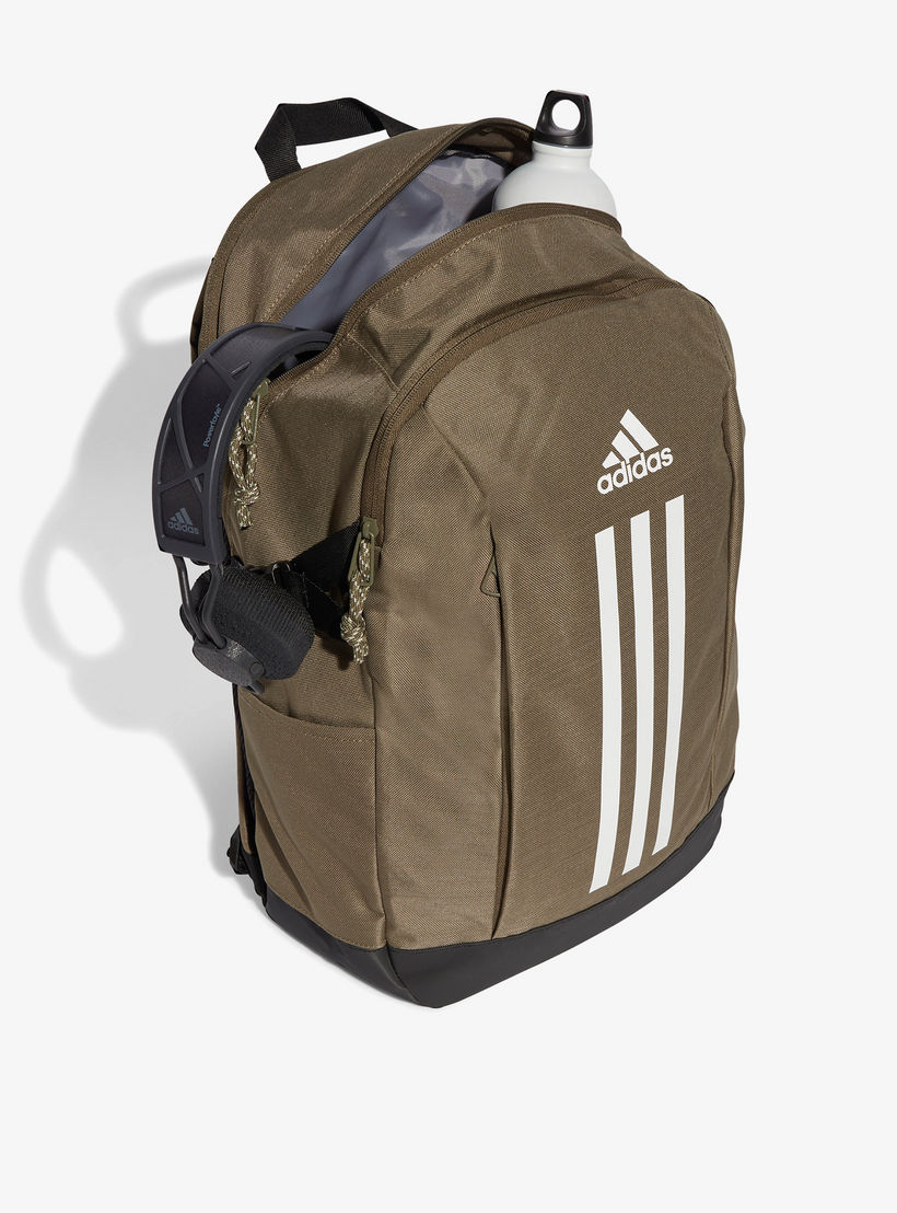 شنطة ظهر بحمالات قابلة للتعديل وسحاب إغلاق وطبعات شعار من أديداس-school-bagsandbackpacks-backpacks-image-4