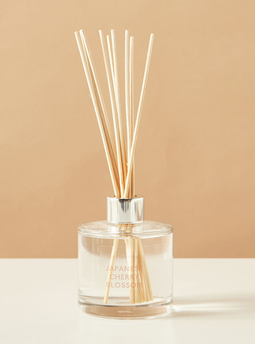 Wax Lyrical Japanese Cherry Blossom Reed Diffuser - 200 ml-household-homefragrance-reeddiffusers-image-2