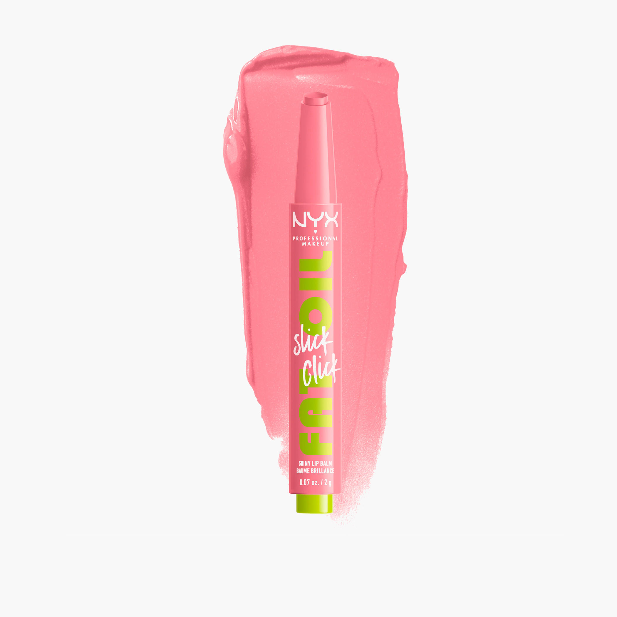 NYX Professional Make up Slick Click Fat Oil Shiny Lip Balm - 2 gms-beautyandpersonalcare-makeup-lips-lipglossesandbalms-image-1