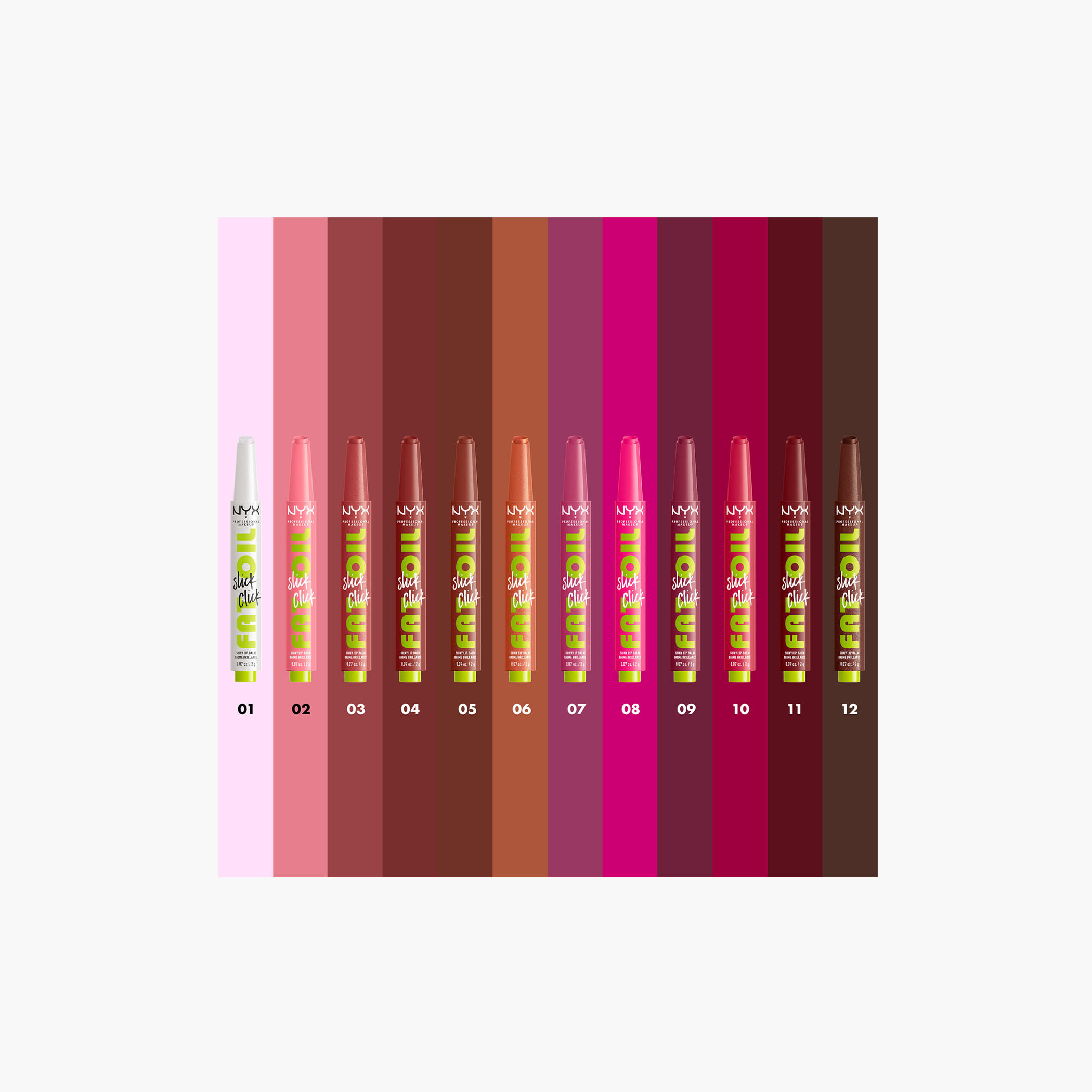 NYX Professional Make up Slick Click Fat Oil Shiny Lip Balm - 2 gms-beautyandpersonalcare-makeup-lips-lipglossesandbalms-image-7