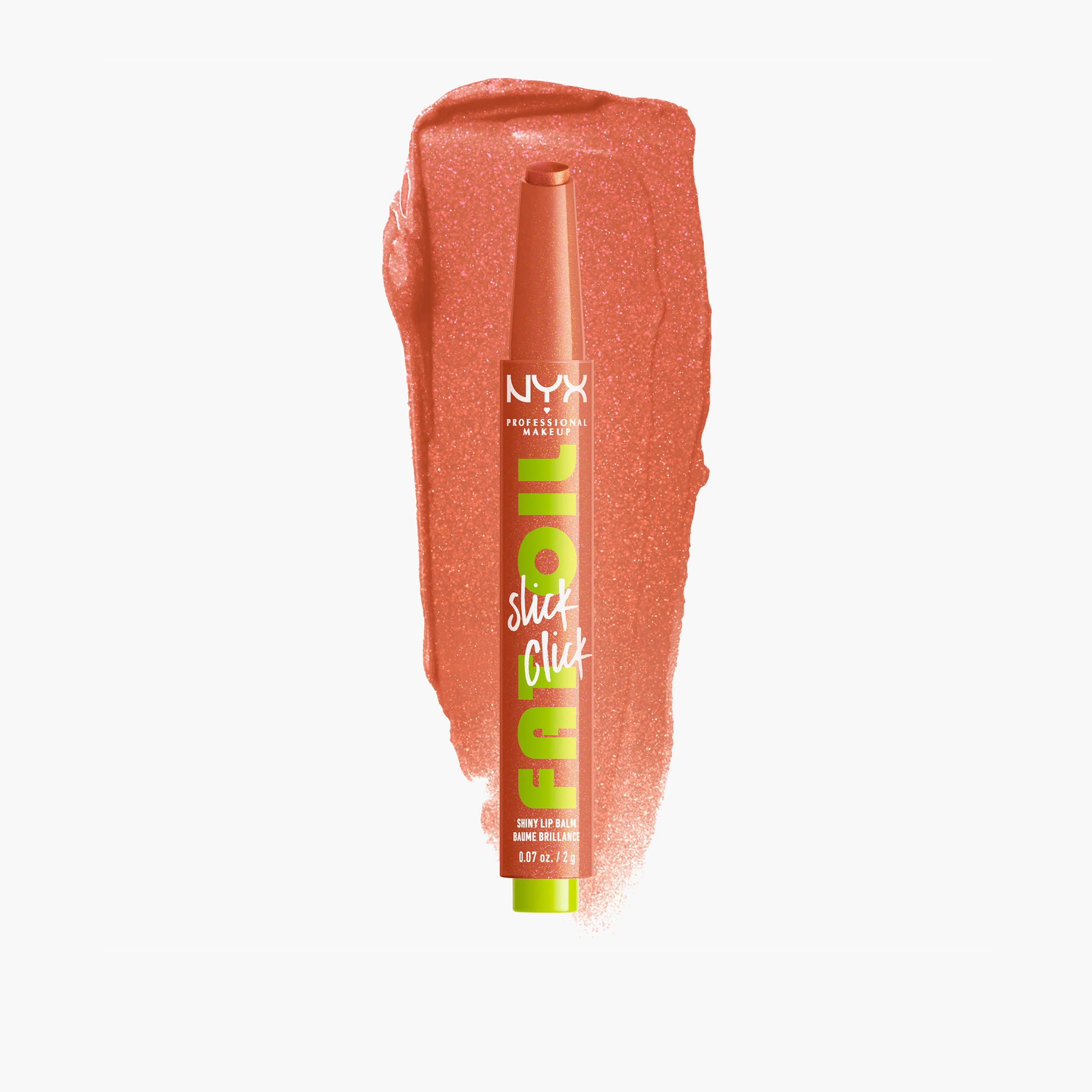 NYX Professional Make up Slick Click Fat Oil Shiny Lip Balm - 2 gms-beautyandpersonalcare-makeup-lips-lipglossesandbalms-image-1