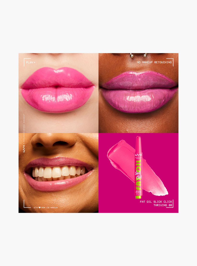 NYX Professional Make up Slick Click Fat Oil Shiny Lip Balm - 2 gms-beautyandpersonalcare-makeup-lips-lipglossesandbalms-image-3