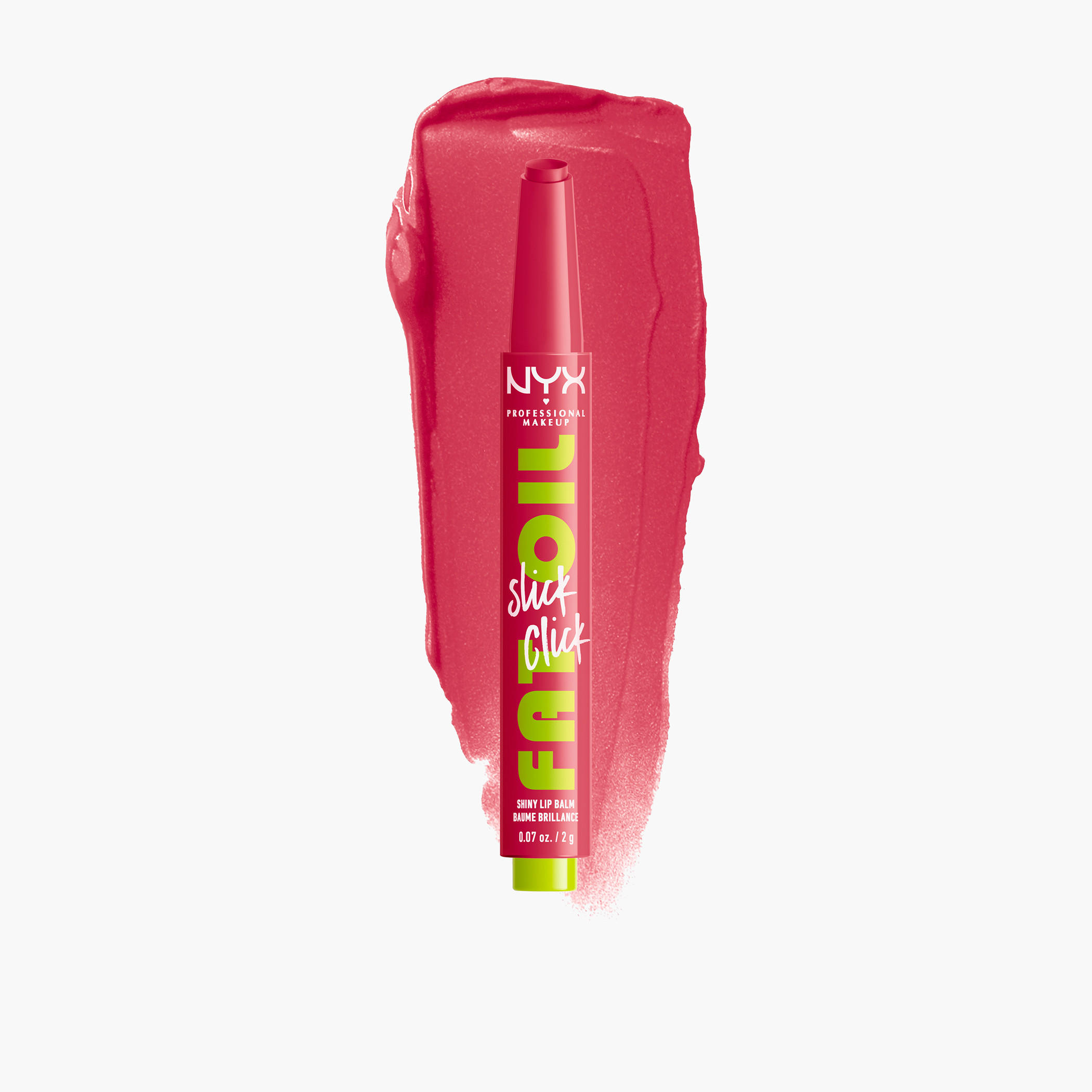 NYX Professional Make up Slick Click Fat Oil Shiny Lip Balm - 2 gms-beautyandpersonalcare-makeup-lips-lipglossesandbalms-image-1