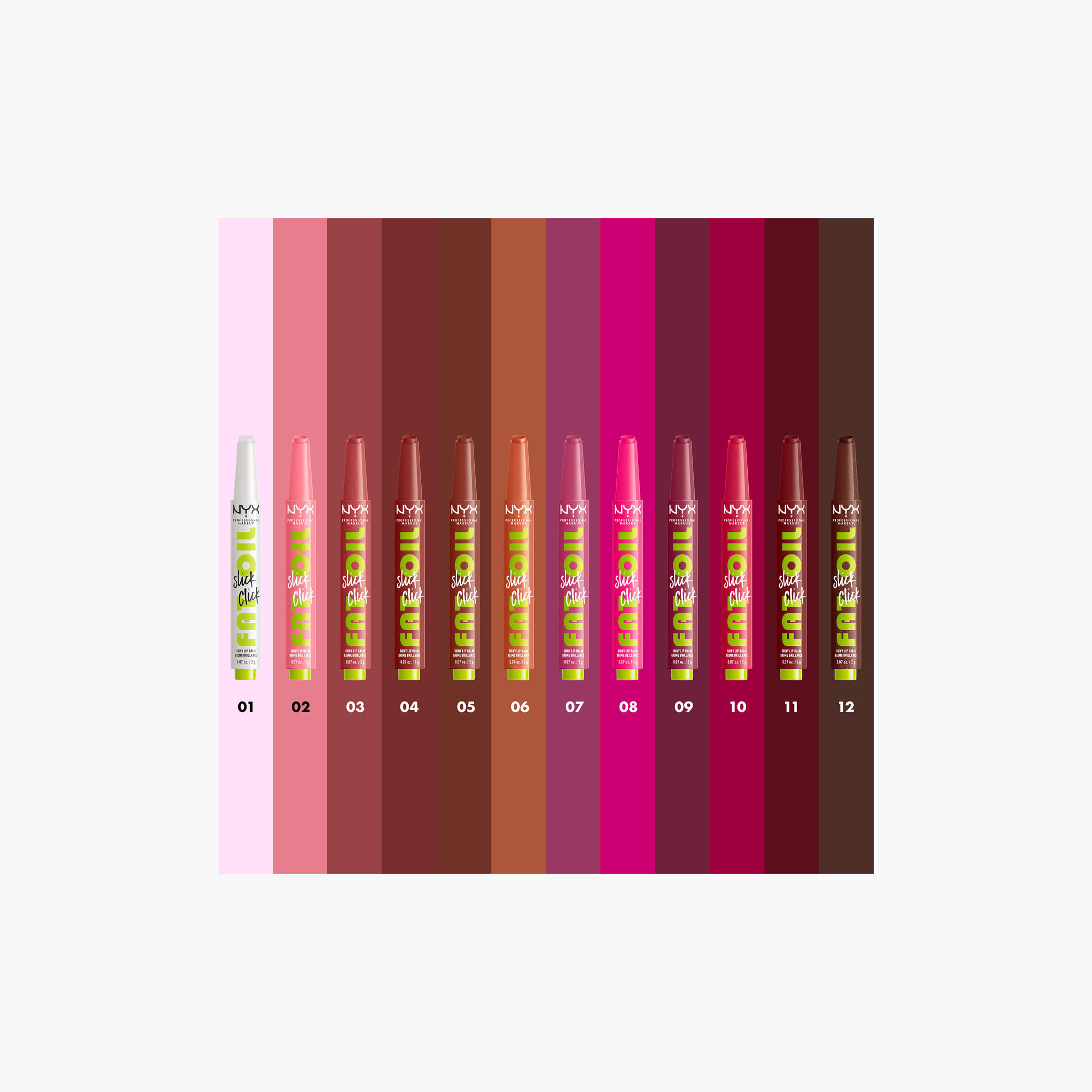 NYX Professional Make up Slick Click Fat Oil Shiny Lip Balm - 2 gms-beautyandpersonalcare-makeup-lips-lipglossesandbalms-image-7