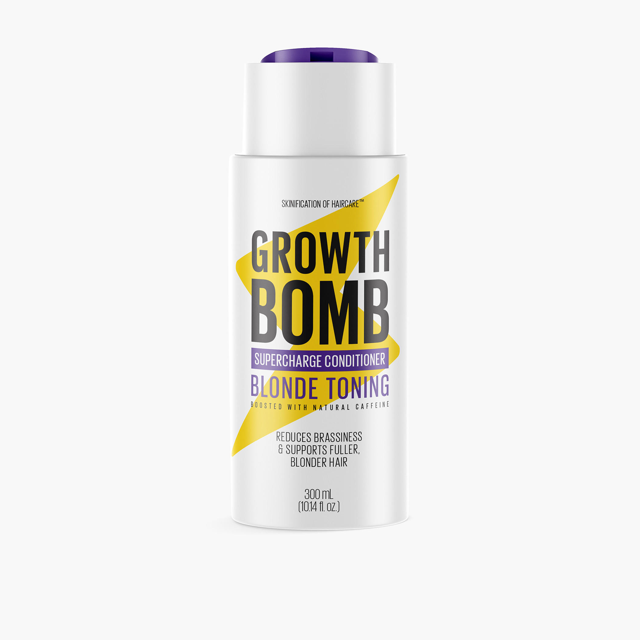 بلسم الشعر سوبر تشارج بلوند توننج من جروث بومب - 300 مل-beautyandpersonalcare-hair-haircare-conditioners-image-1