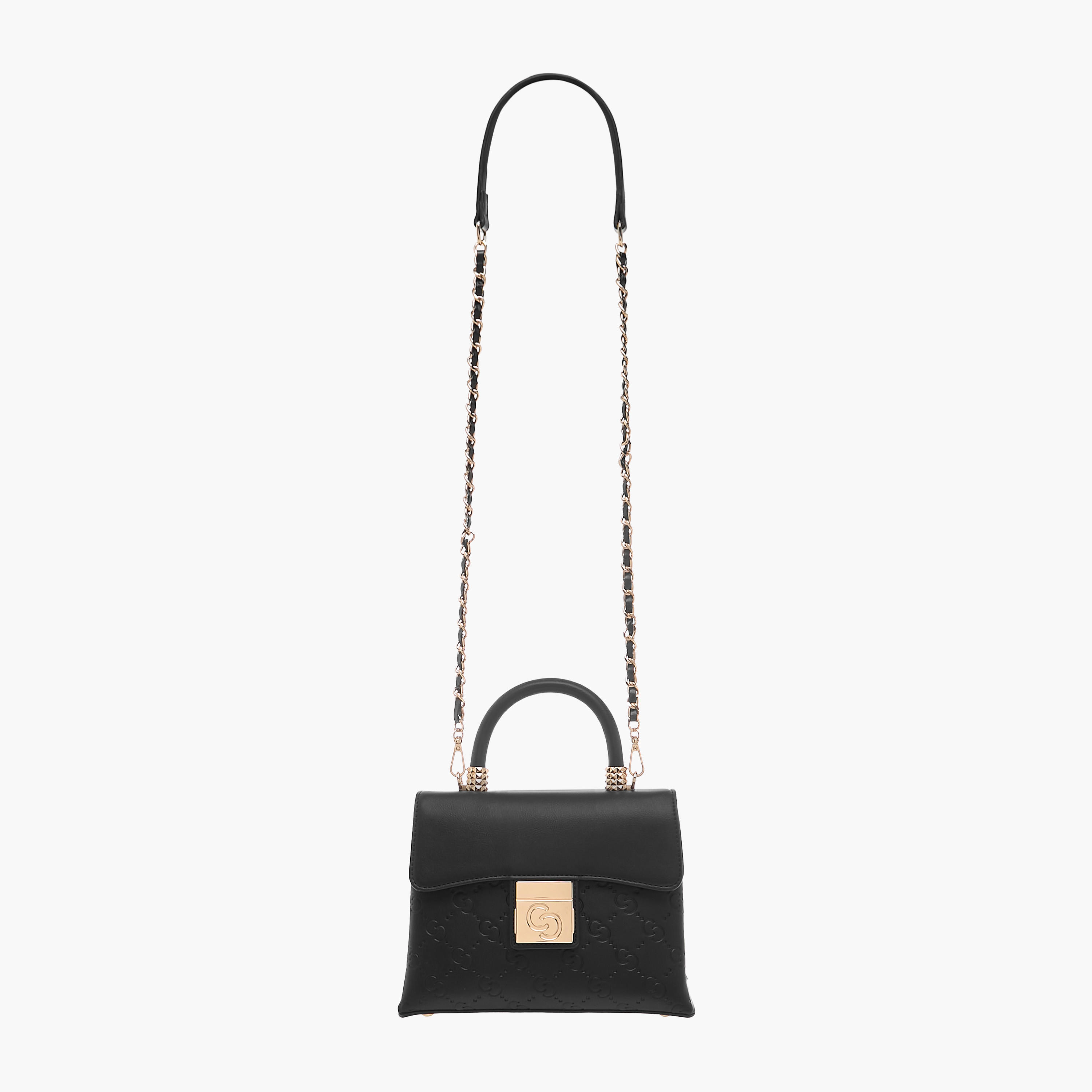 Celeste Monogram Embossed Crossbody Bag with Flap Closure-women-bagsandwallets-handbags-image-2