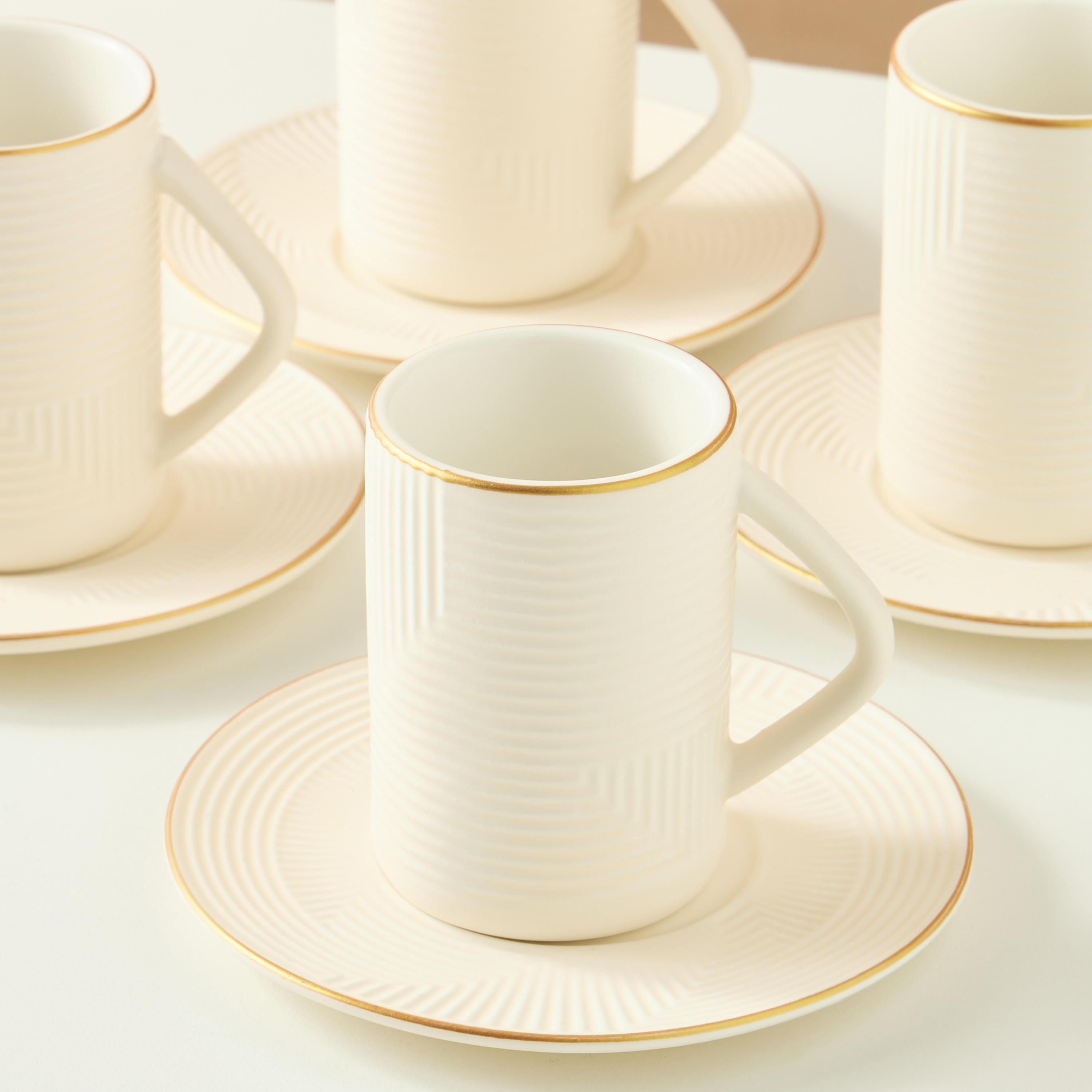 Jawhara 8-Piece Ceramic Cup and Saucer Set-household-dining-teaandcoffee-teaandcoffeesets-image-3