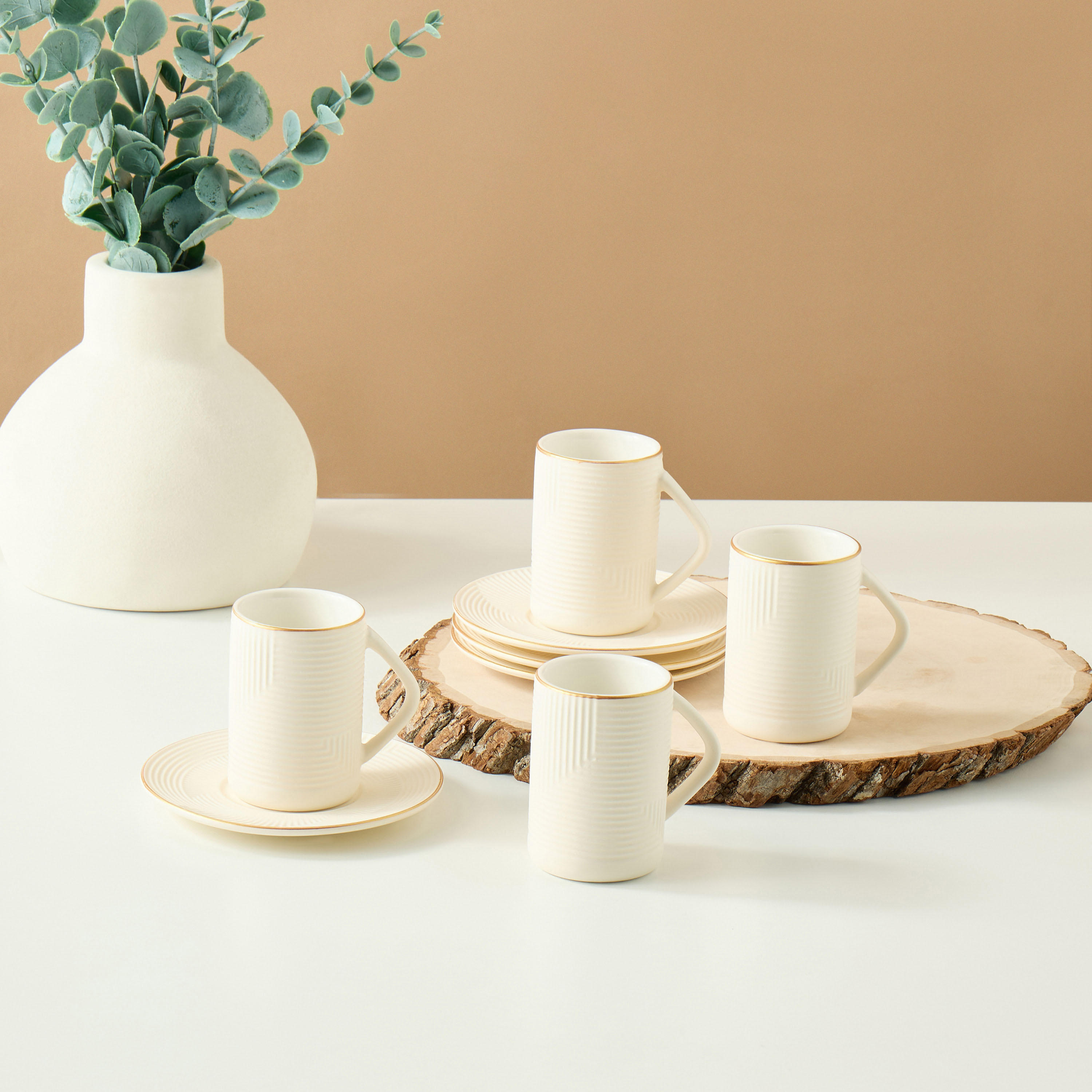 Jawhara 8-Piece Ceramic Cup and Saucer Set-household-dining-teaandcoffee-teaandcoffeesets-image-4
