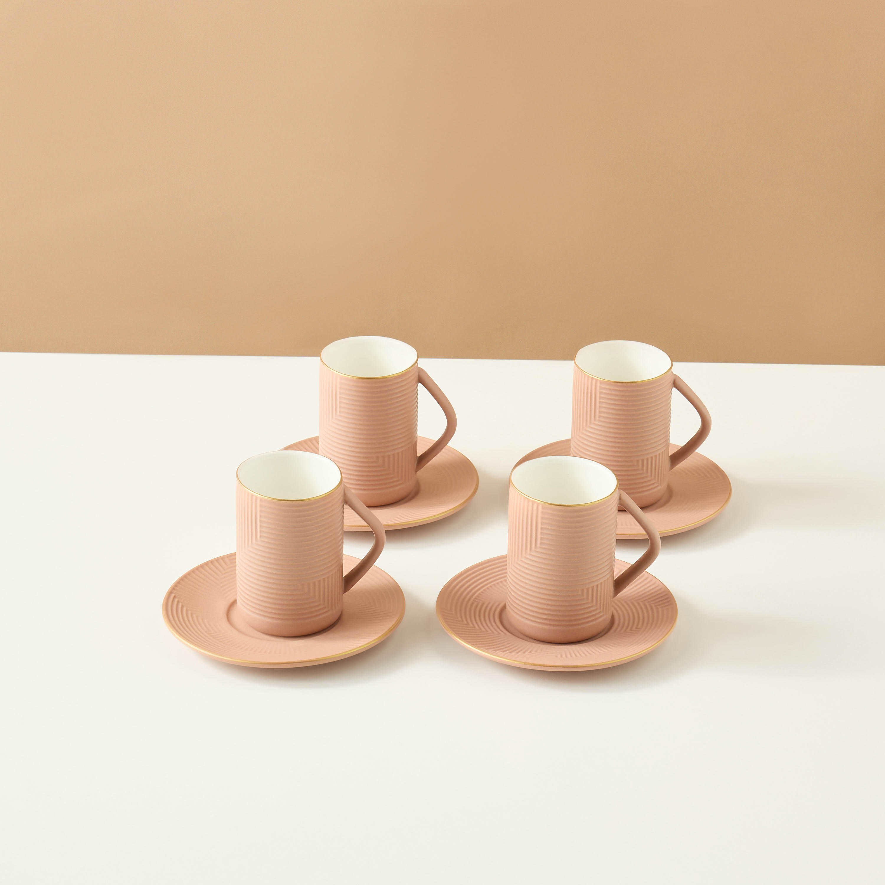 Jawhara 8-Piece Ceramic Cup and Saucer Set-household-dining-teaandcoffee-teaandcoffeesets-image-3