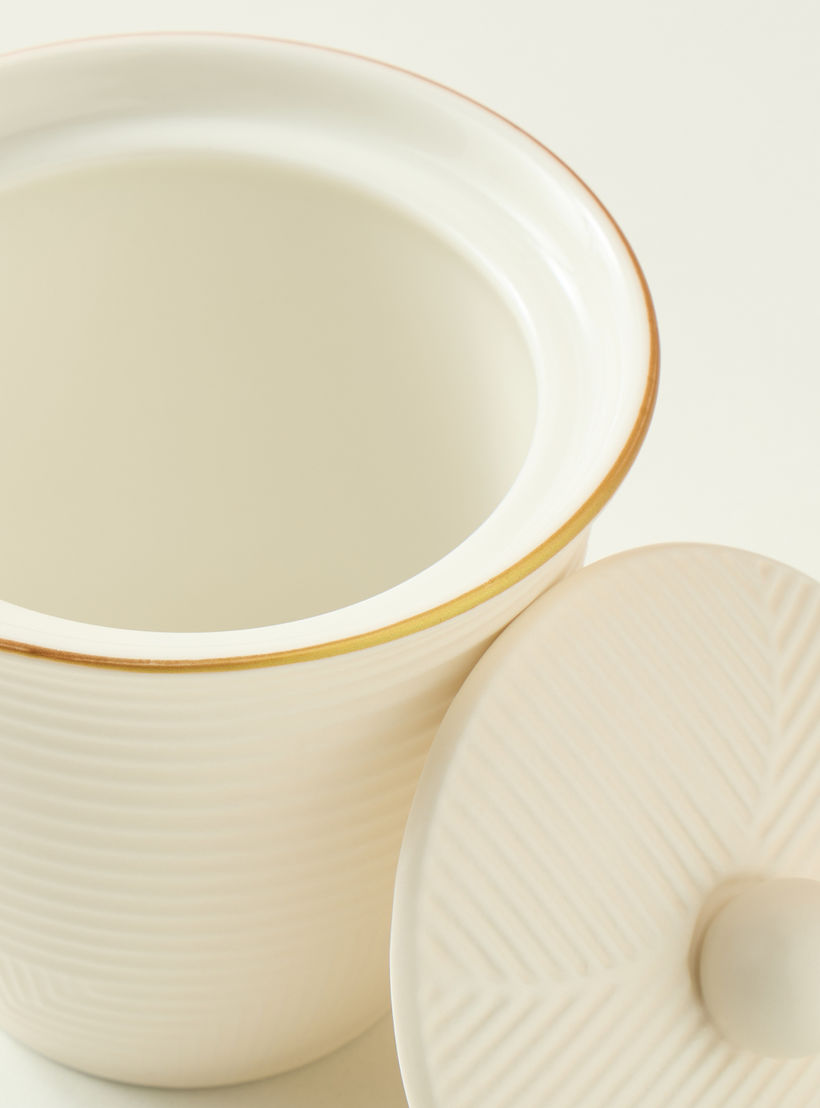 وعاء سكر سيراميك بارز الملمس من جوهرة-household-dining-teaandcoffee-teaandcoffeeaccessories-image-3