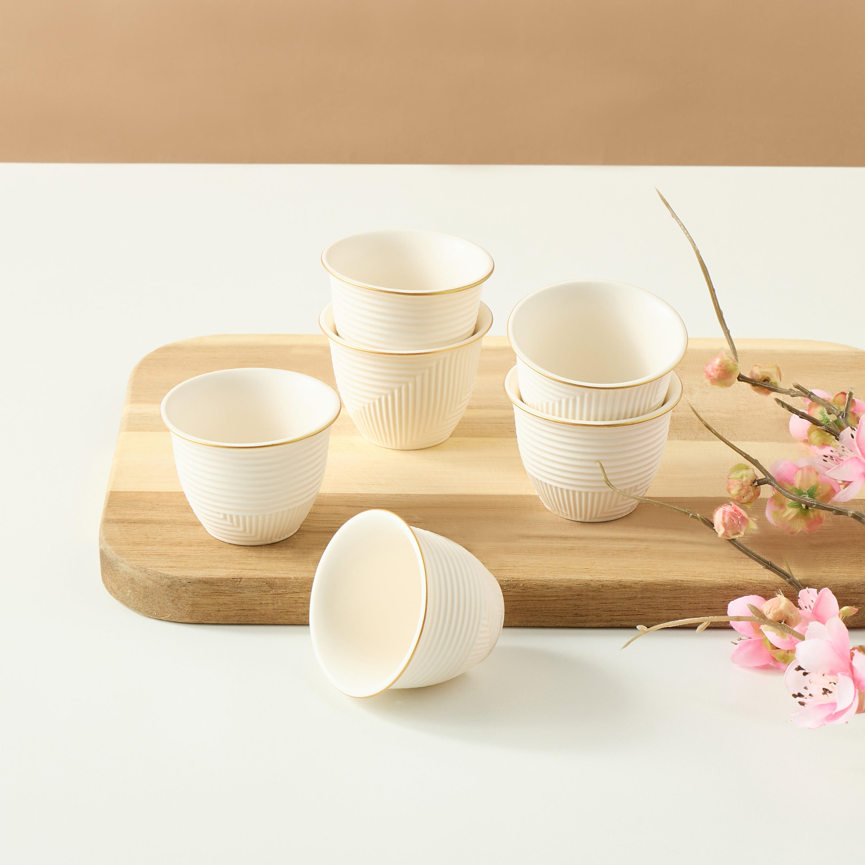 Jawhara Ceramic Qahwa Cup - Set of 6-household-dining-teaandcoffee-teaandcoffeesets-image-4