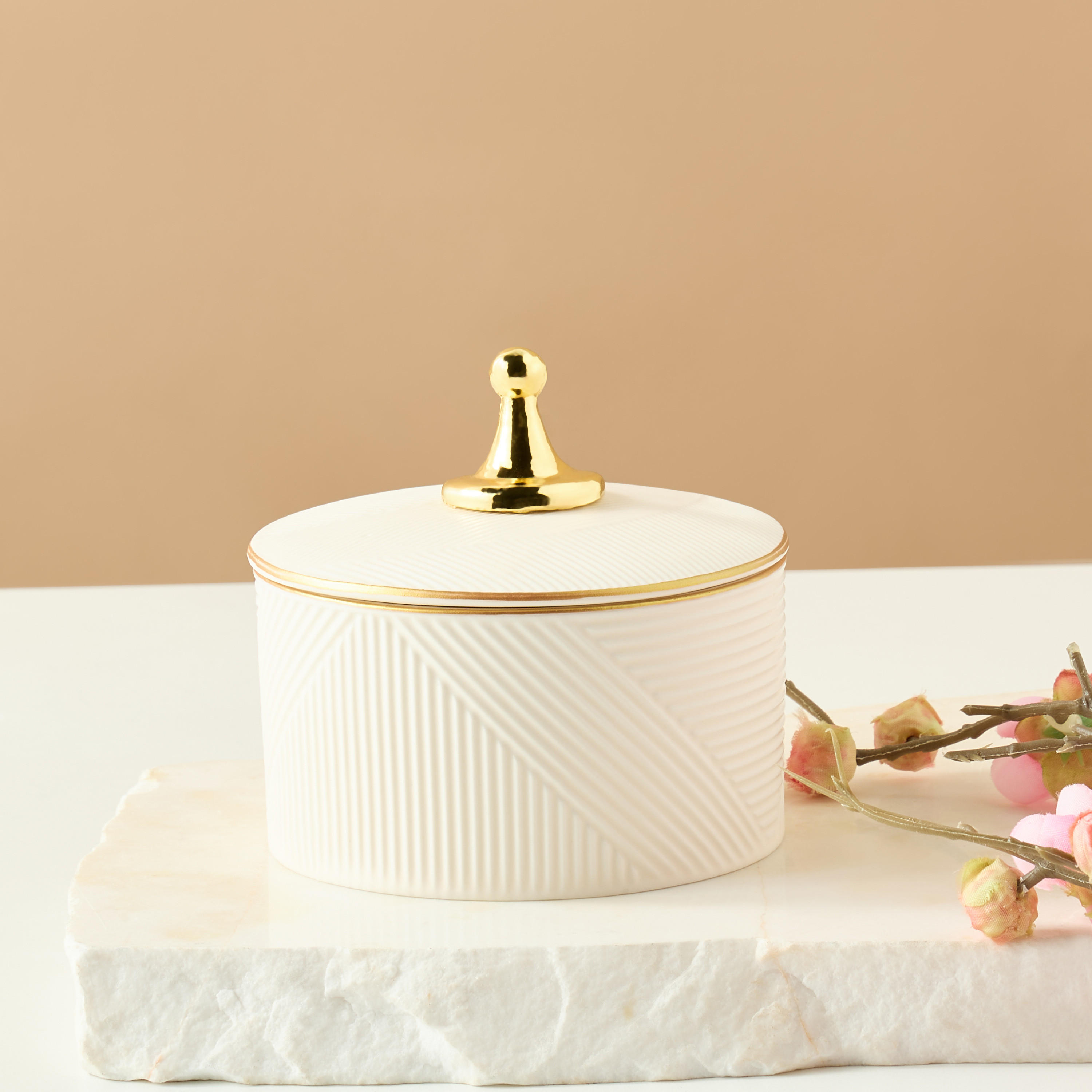 Jawhara Decorative Box - 9x9x9 cms-household-decor-boxesandtrays-image-4
