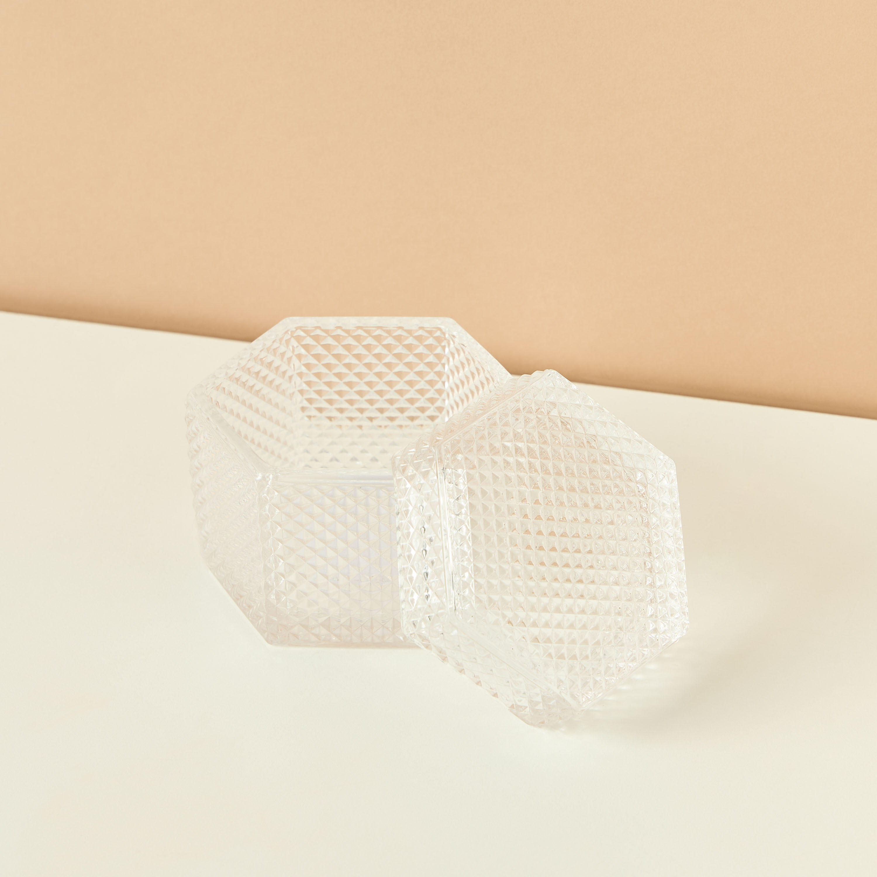 Textured Glass Decorative Box-household-decor-decorativeobjectsandsculptures-image-3