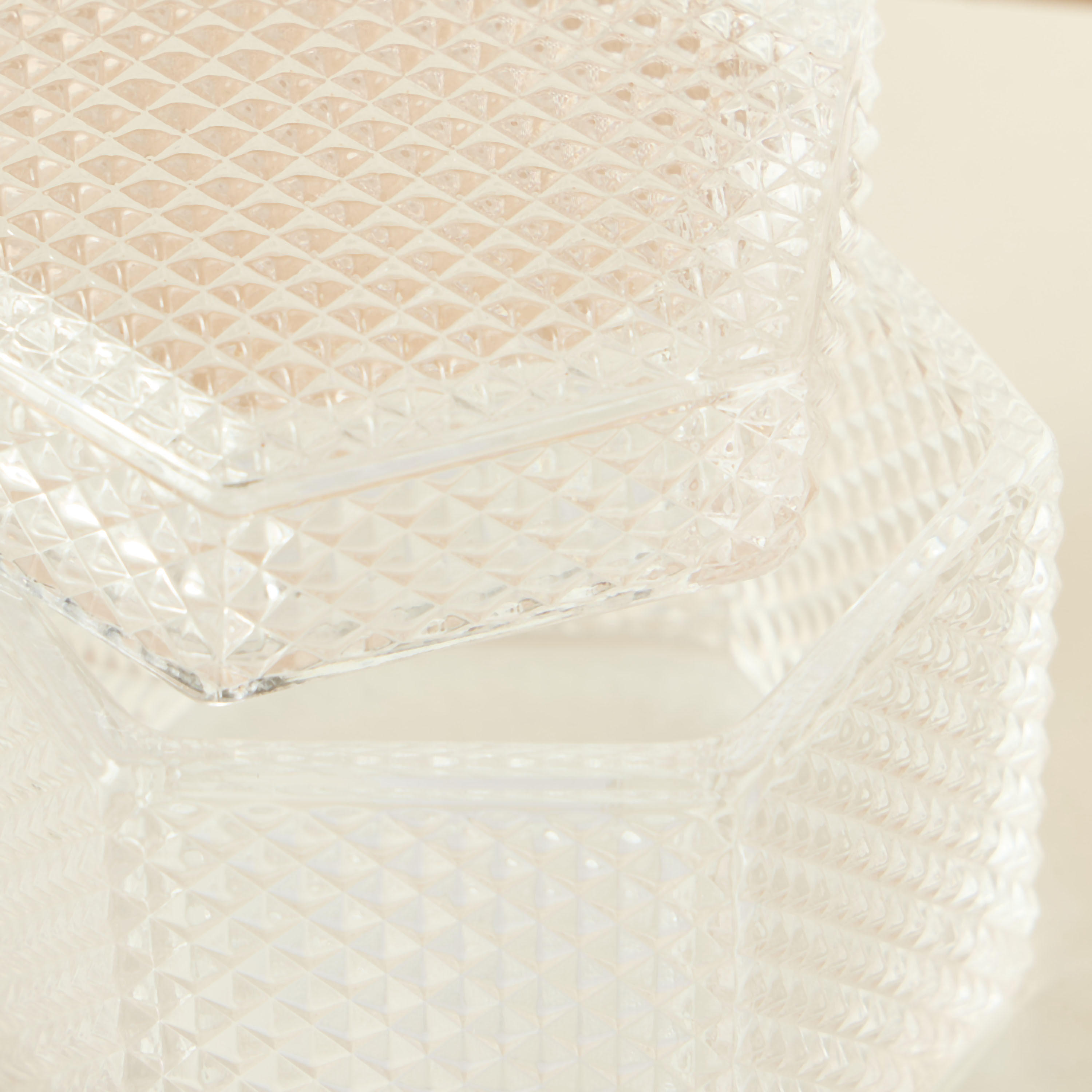 Textured Glass Decorative Box-household-decor-decorativeobjectsandsculptures-image-4