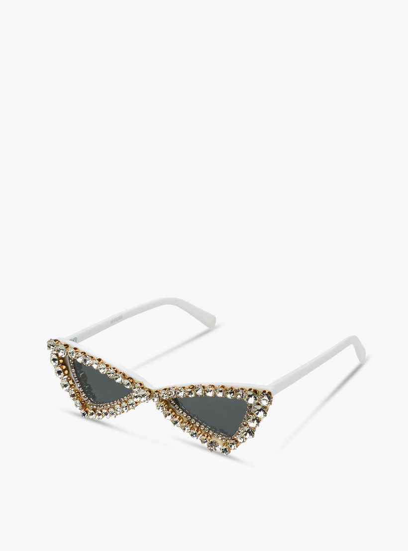 Mistoes Studded Full Rim Tinted Cat Eye Sunglasses-women-sunglasses-image-1