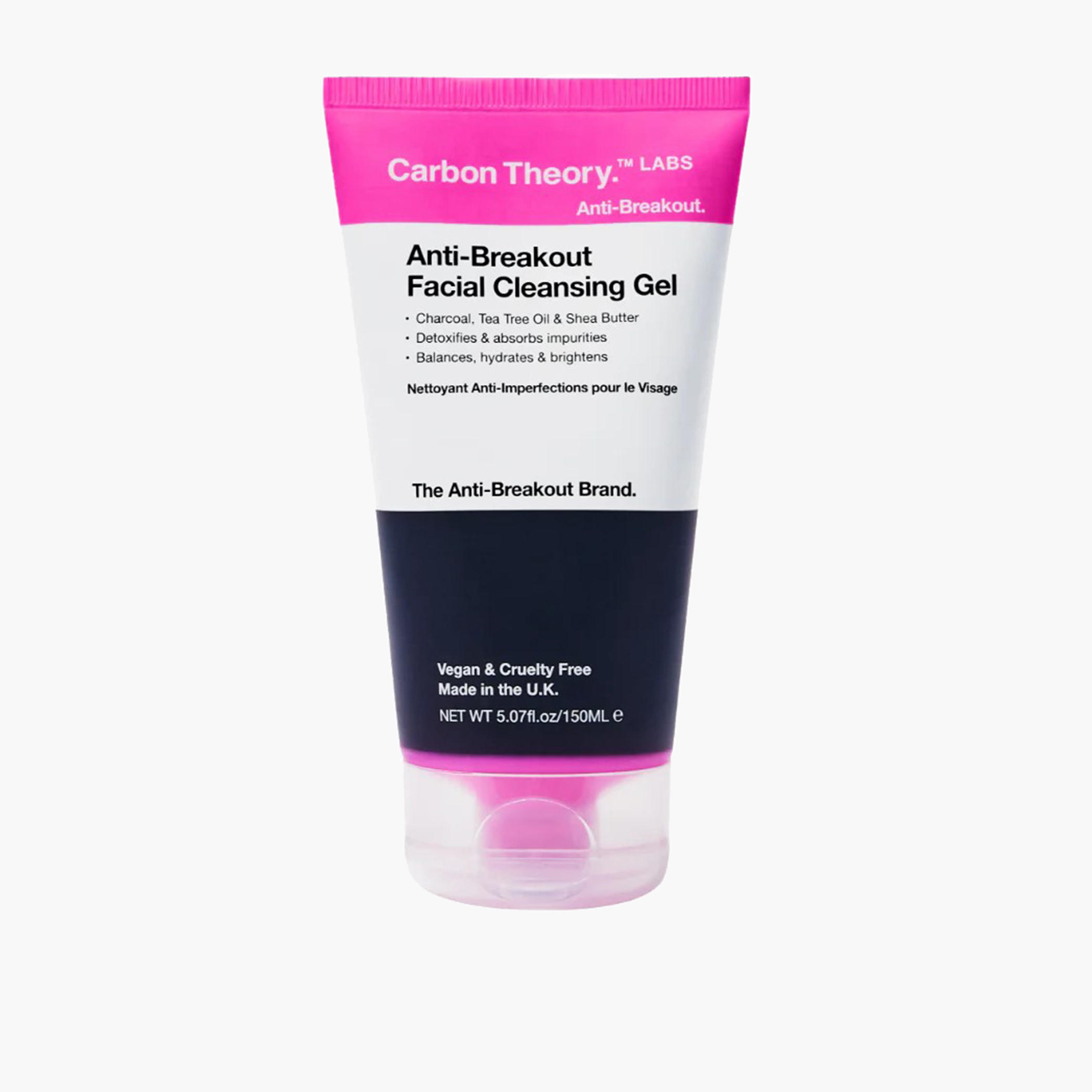 Carbon Theory Charcoal Tea Tree Cleanser - 150 ml-beautyandpersonalcare-skin-cleansers-facewashandcleansers-image-1