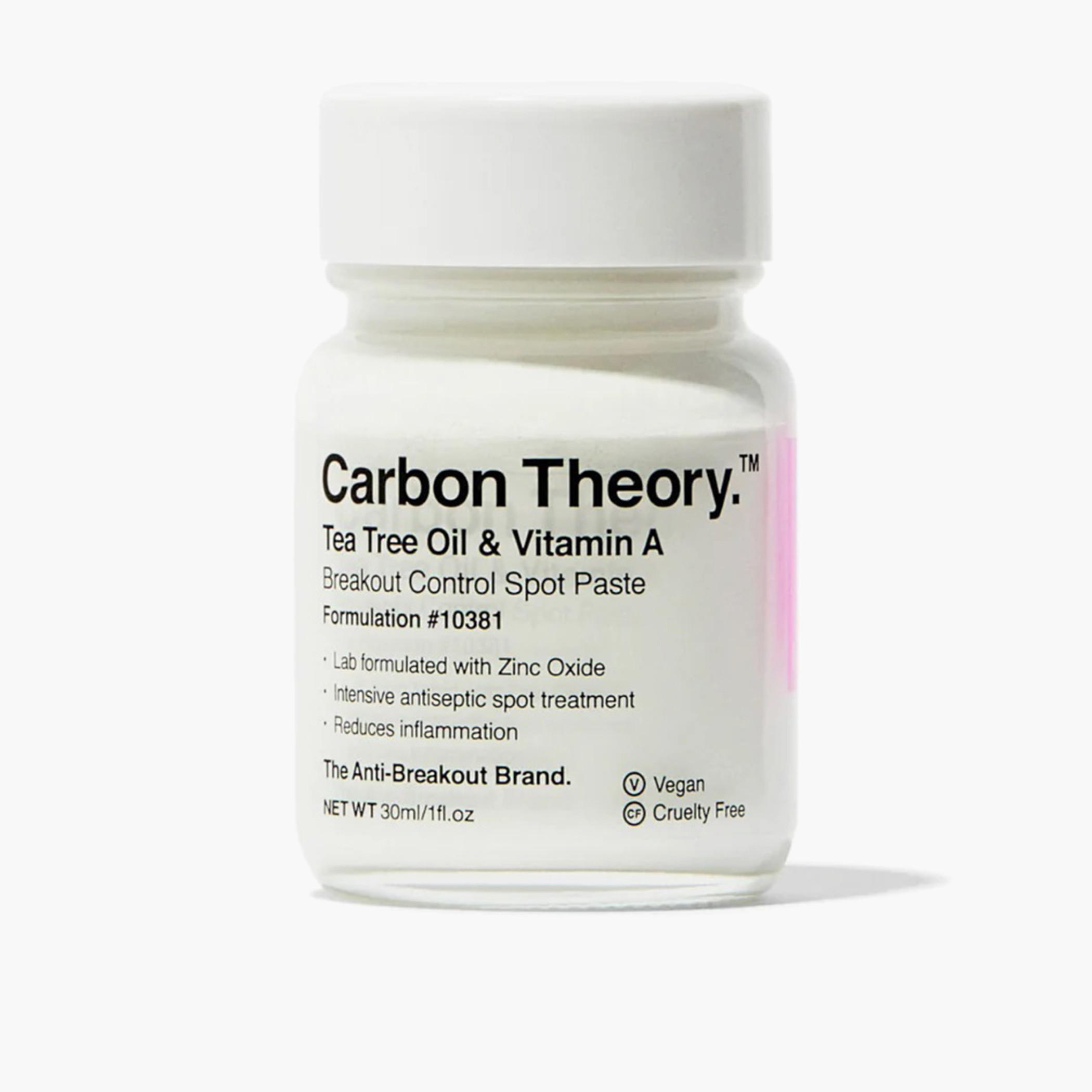 Carbon Theory Tea Tree Oil and Vitamin A Breakout Control Spot Paste - 30 ml-beautyandpersonalcare-makeup-face-makeupremovers-image-1