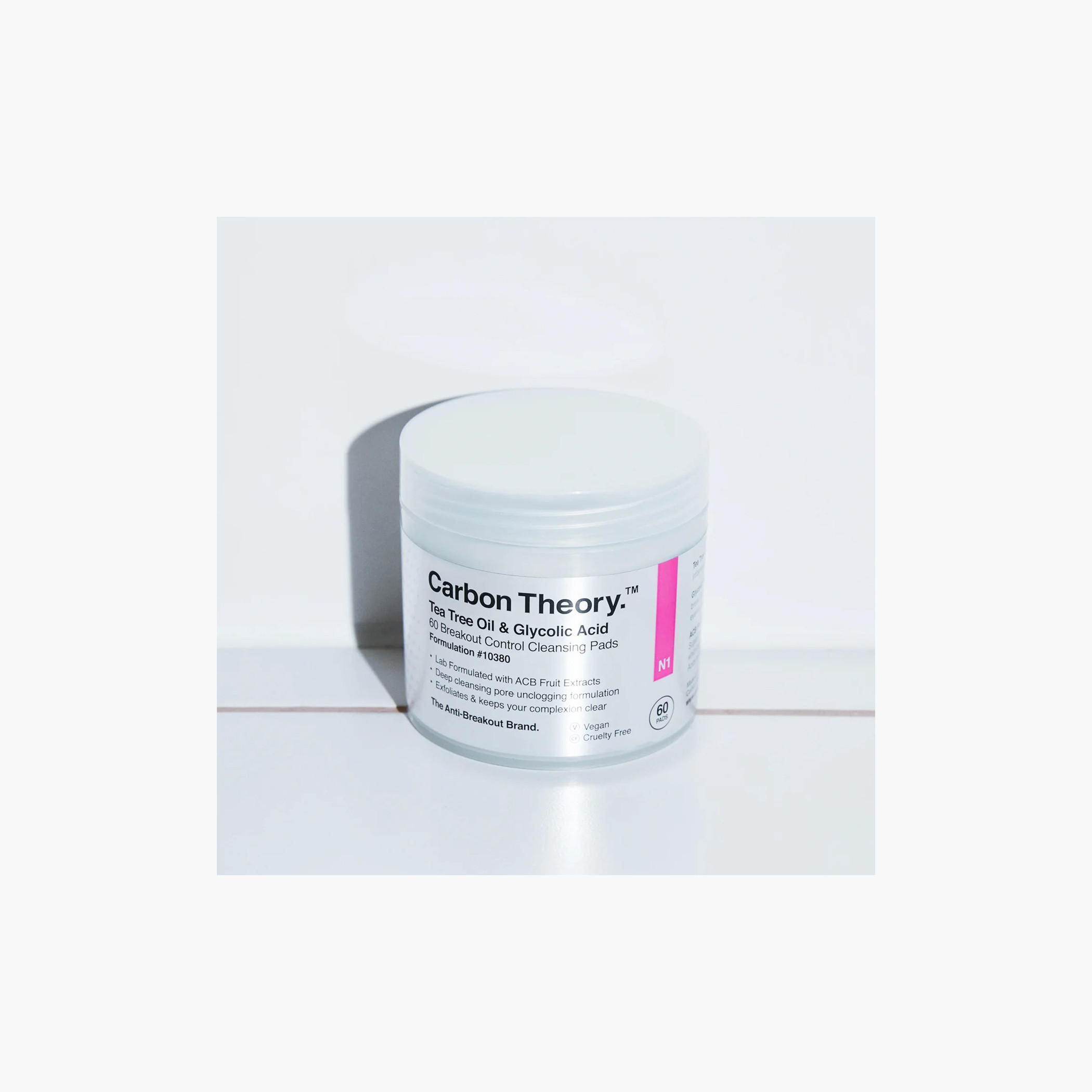 Carbon Theory Tea Tree Oil and Glycolic Acid Cleansing Pads-beautyandpersonalcare-skin-cleansers-facewashandcleansers-image-3
