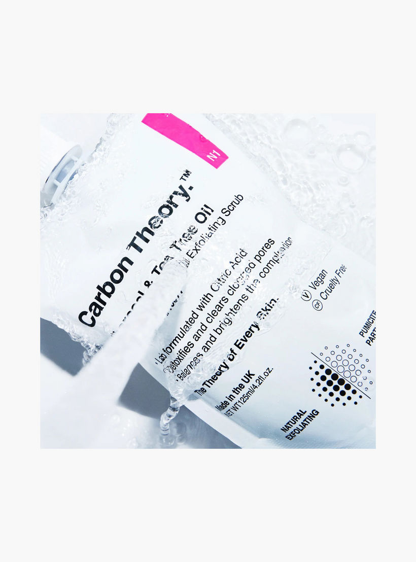 Carbon Theory Tea Tree Oil Breakout Control Exfoliating Scrub Cream - 125 ml-beautyandpersonalcare-skin-treatmentsandserums-image-3