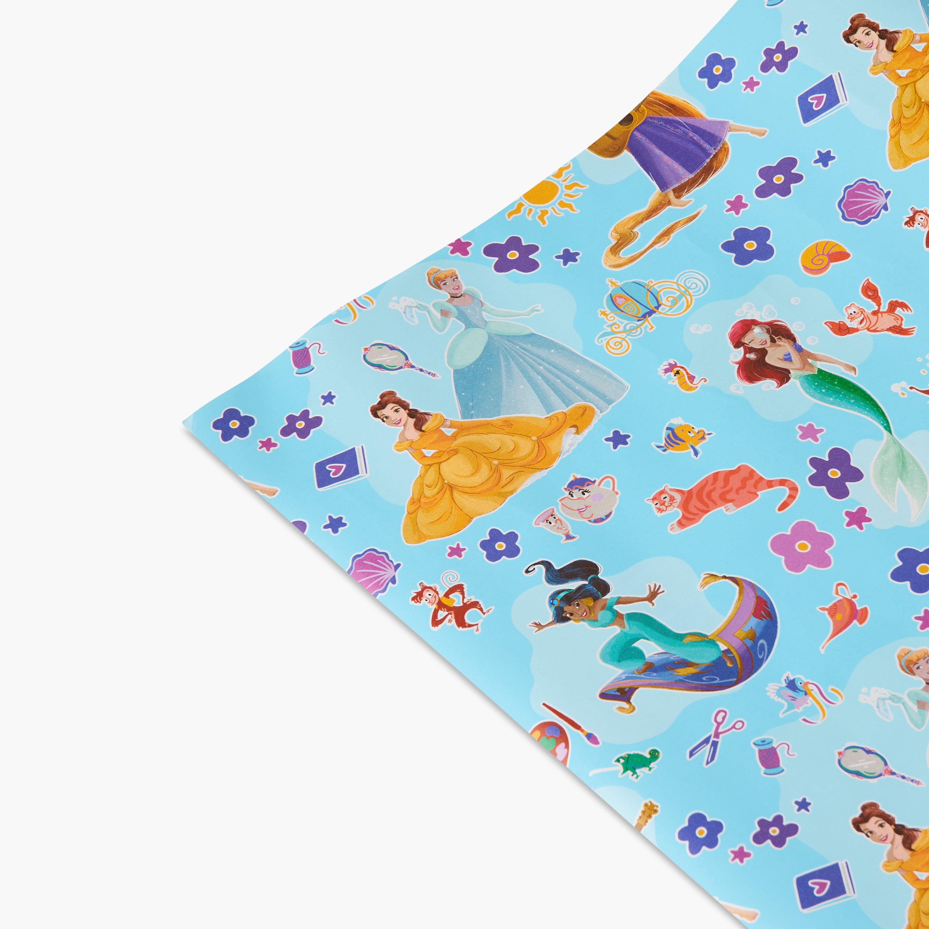 Disney Princess Print Gift Wrapping Paper Roll - 70x200 cms-household-decor-decorativeobjectsandsculptures-image-3