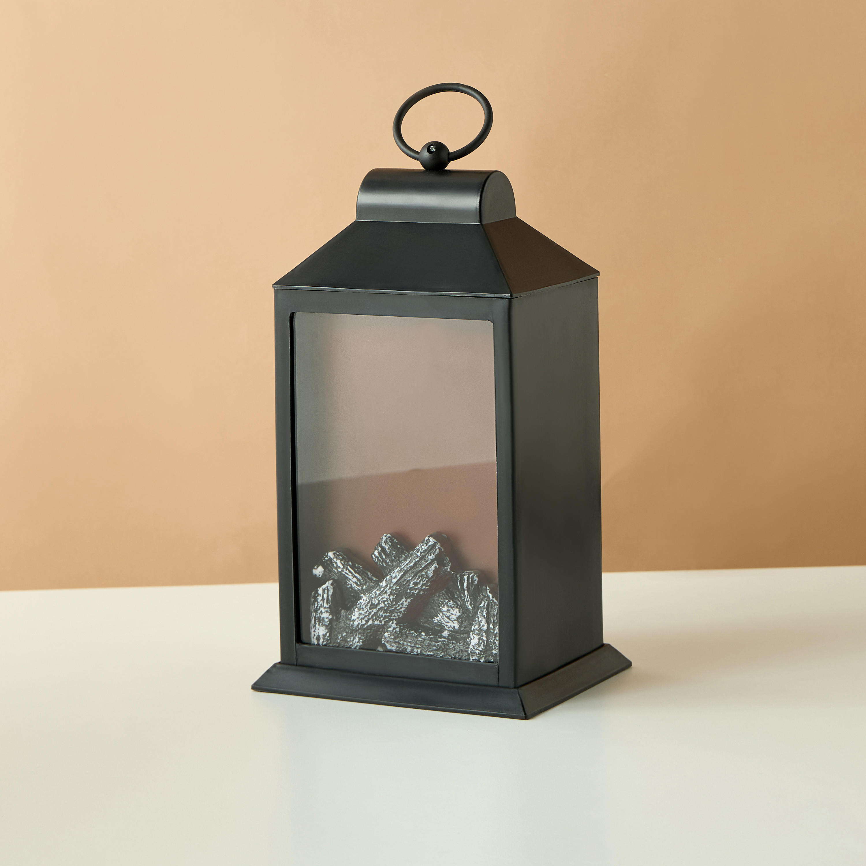 Flameless Portable LED Fire Flame Lantern with USB - 27 cms-household-decor-candleholdersandlanterns-image-3