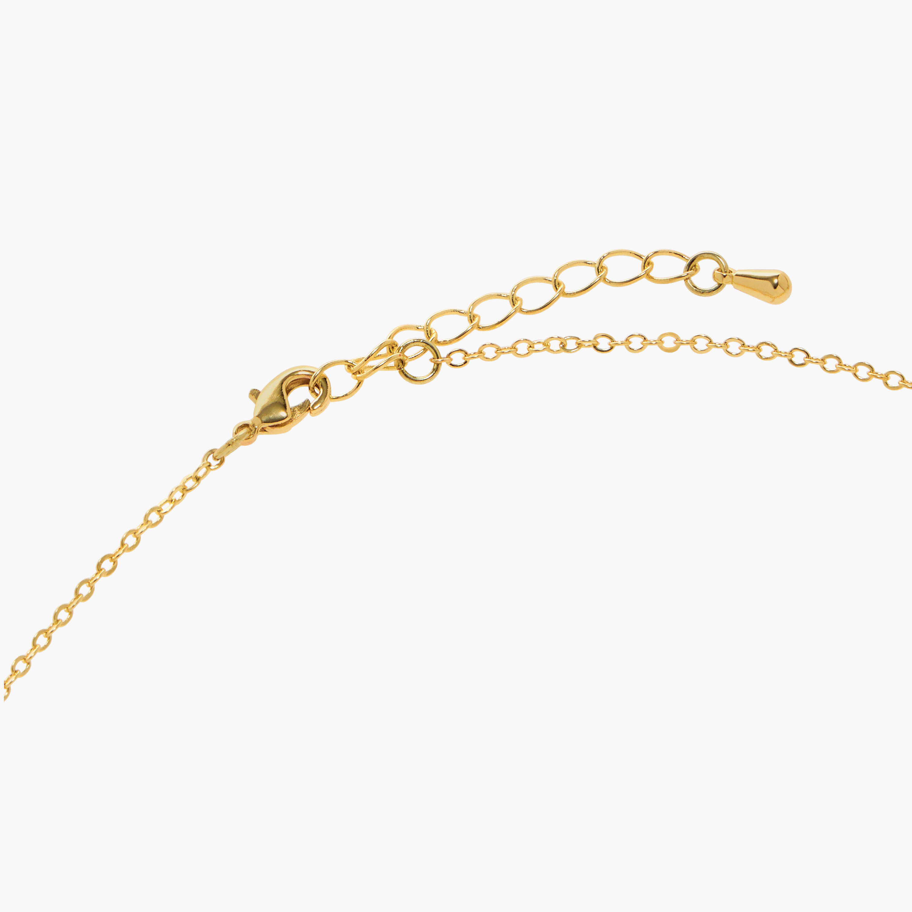 Embellished Arabic Letter Pendant Necklace with Lobster Clasp Closure-women-watchesandjewellery-jewellery-necklacesandpendants-image-3