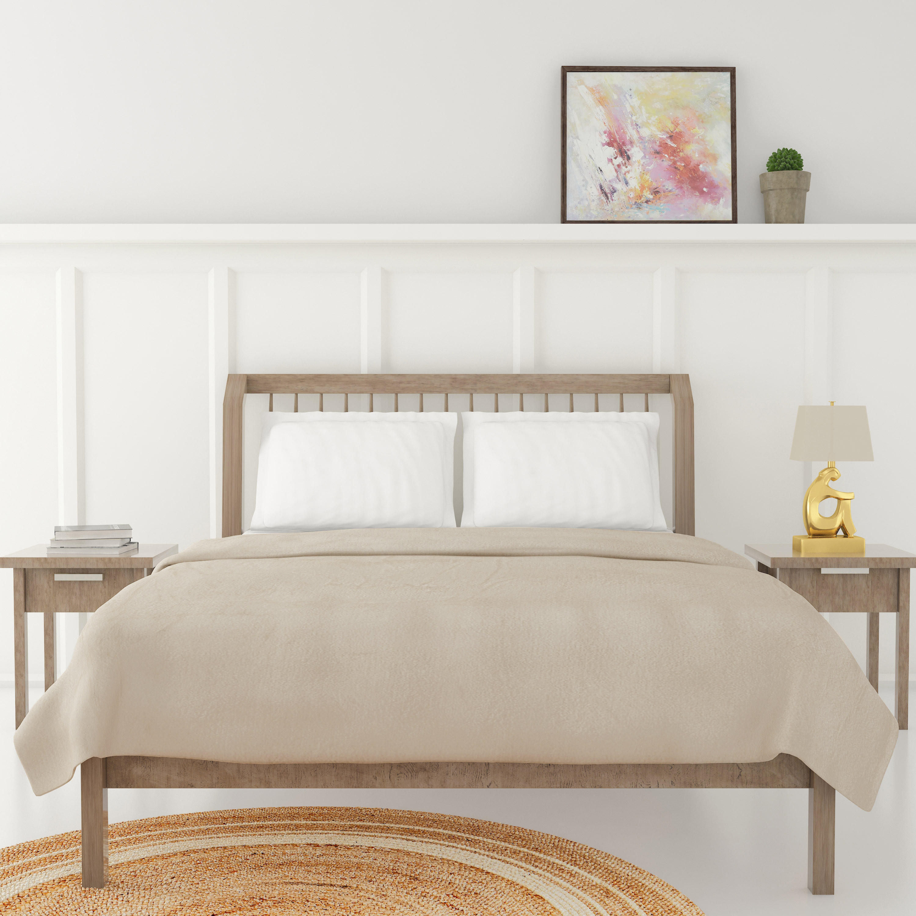 Luxury Plush Flannel Blanket - 150x200 cm-household-cushionsandthrows-throwsandblankets-blankets-image-1