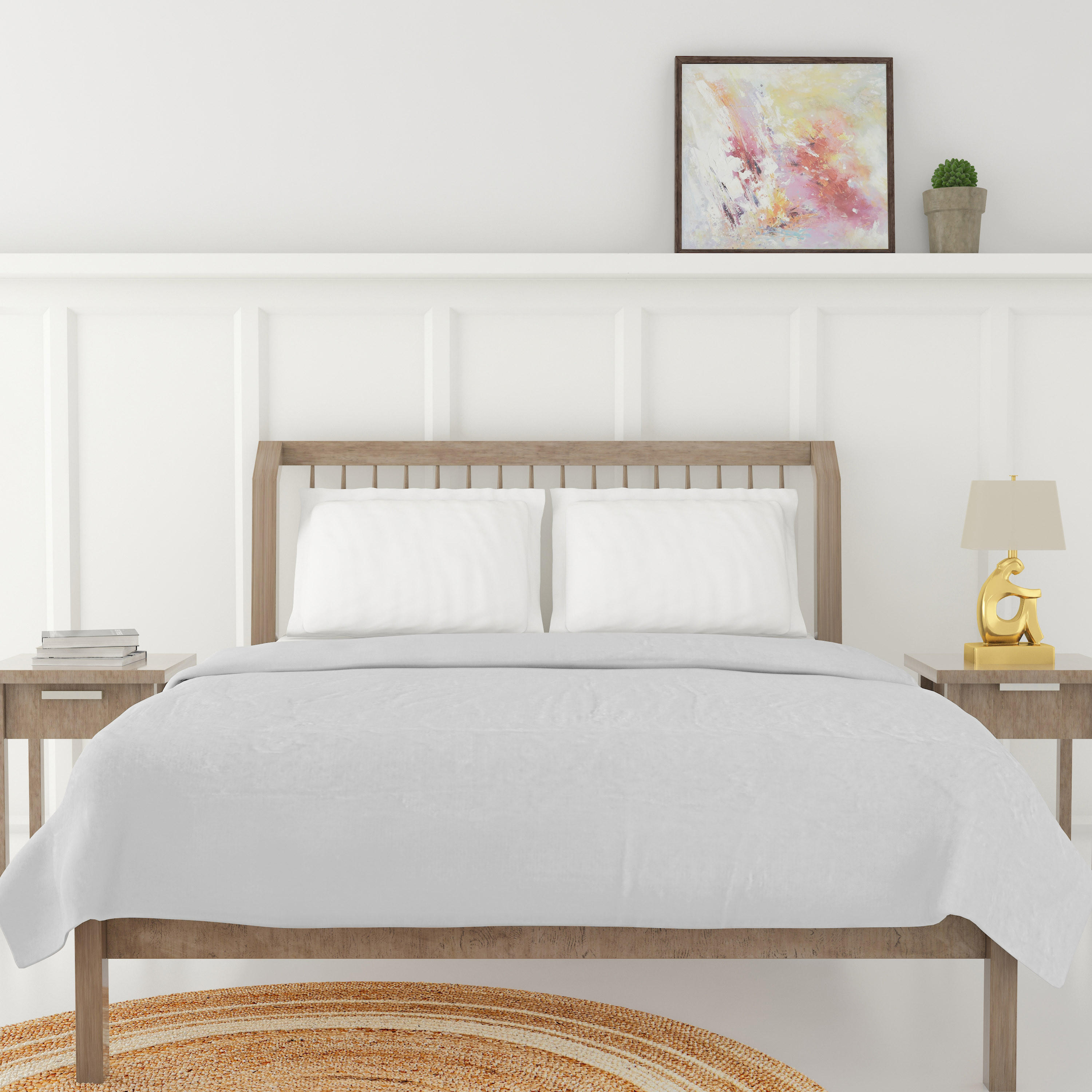 Luxury Plush Flannel Blanket - 150x200 cm-household-cushionsandthrows-throwsandblankets-blankets-image-1