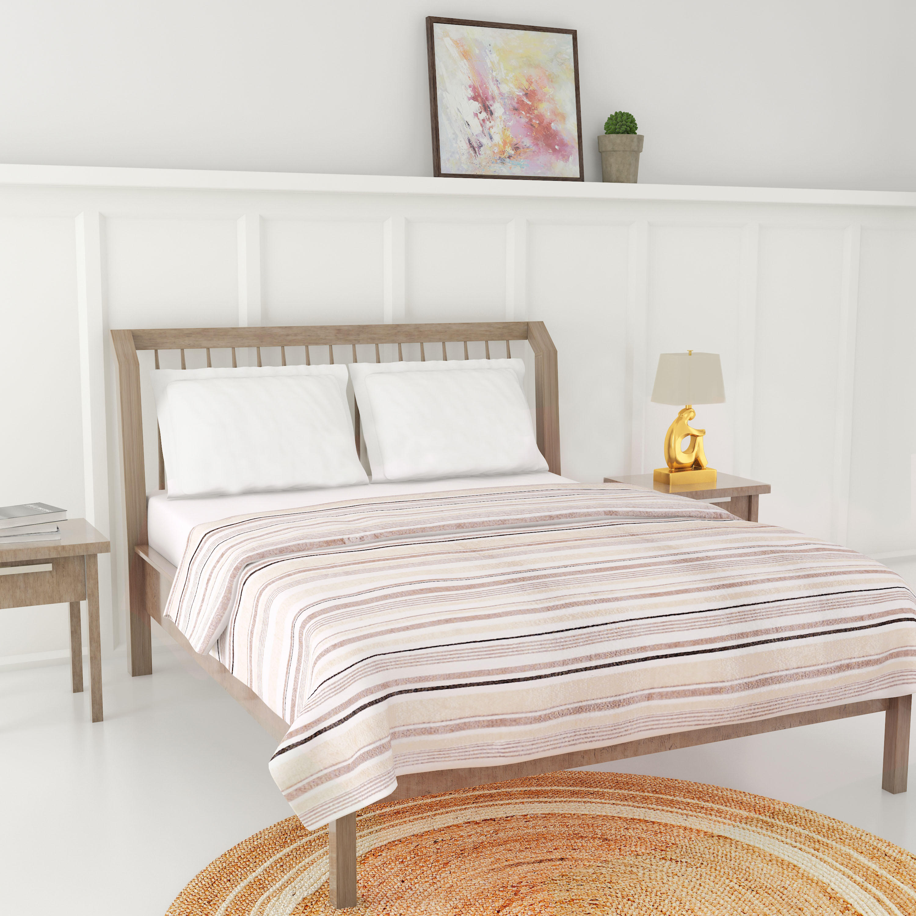 Luxury Soft Plush Flannel Blanket - 200x200 cm-household-bedding-blankets-image-2