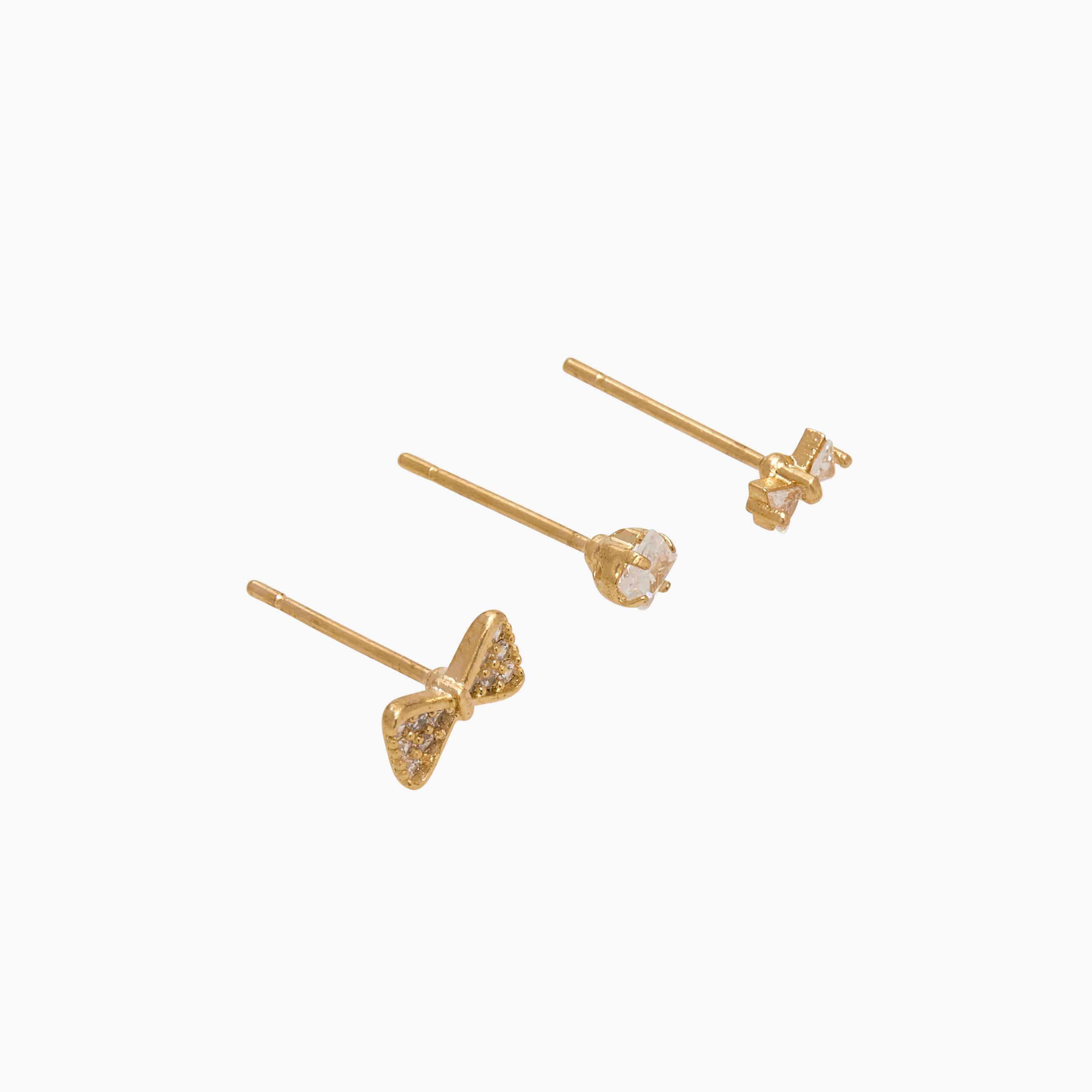 Stone Embellished Earrings with Pushback Closure - Set of 3-women-watchesandjewellery-jewellery-earrings-image-5
