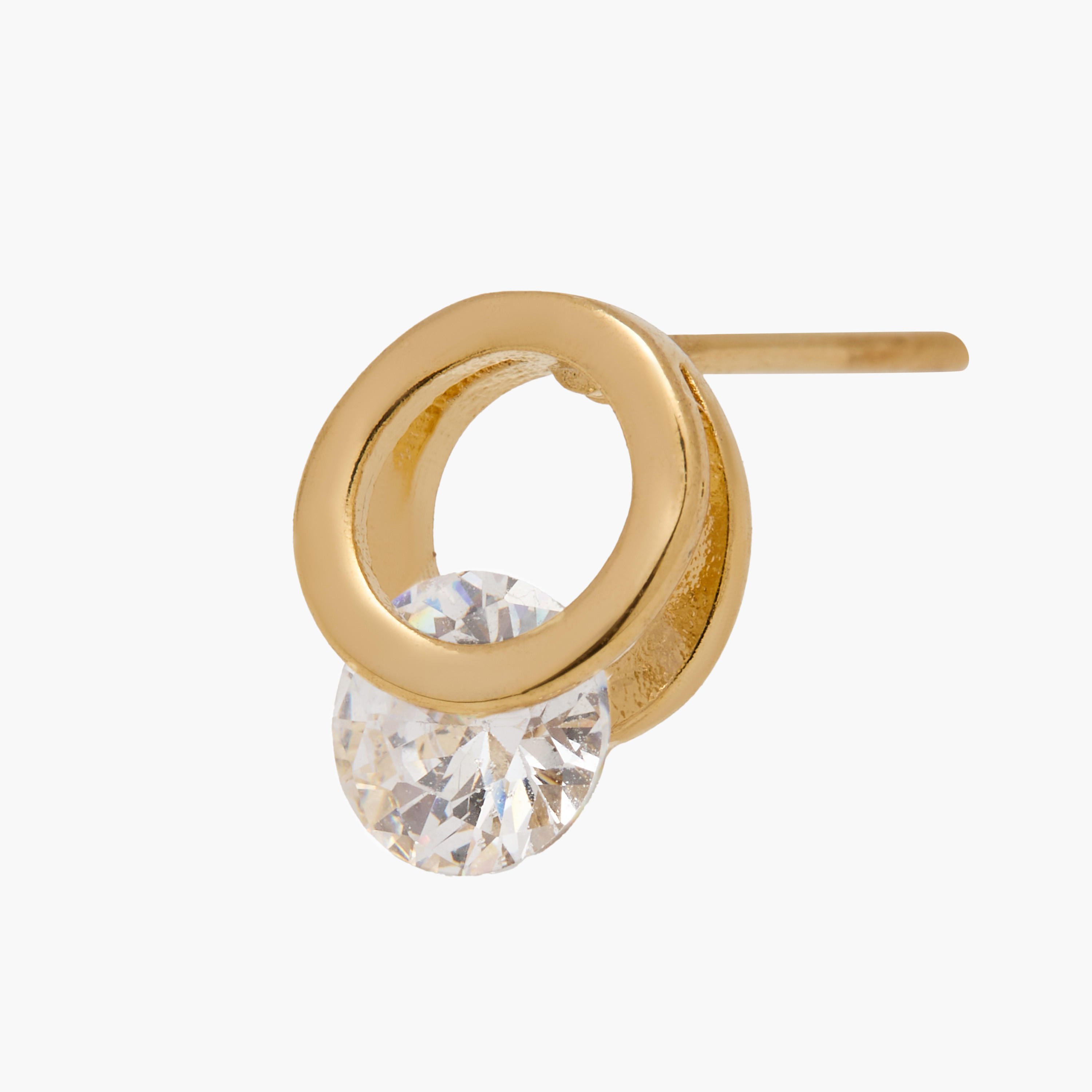 حلقان مزيّنة ومرصعة بمكبس إغلاق خلفي - طقم 3 أزواج-women-watchesandjewellery-jewellery-earrings-image-7
