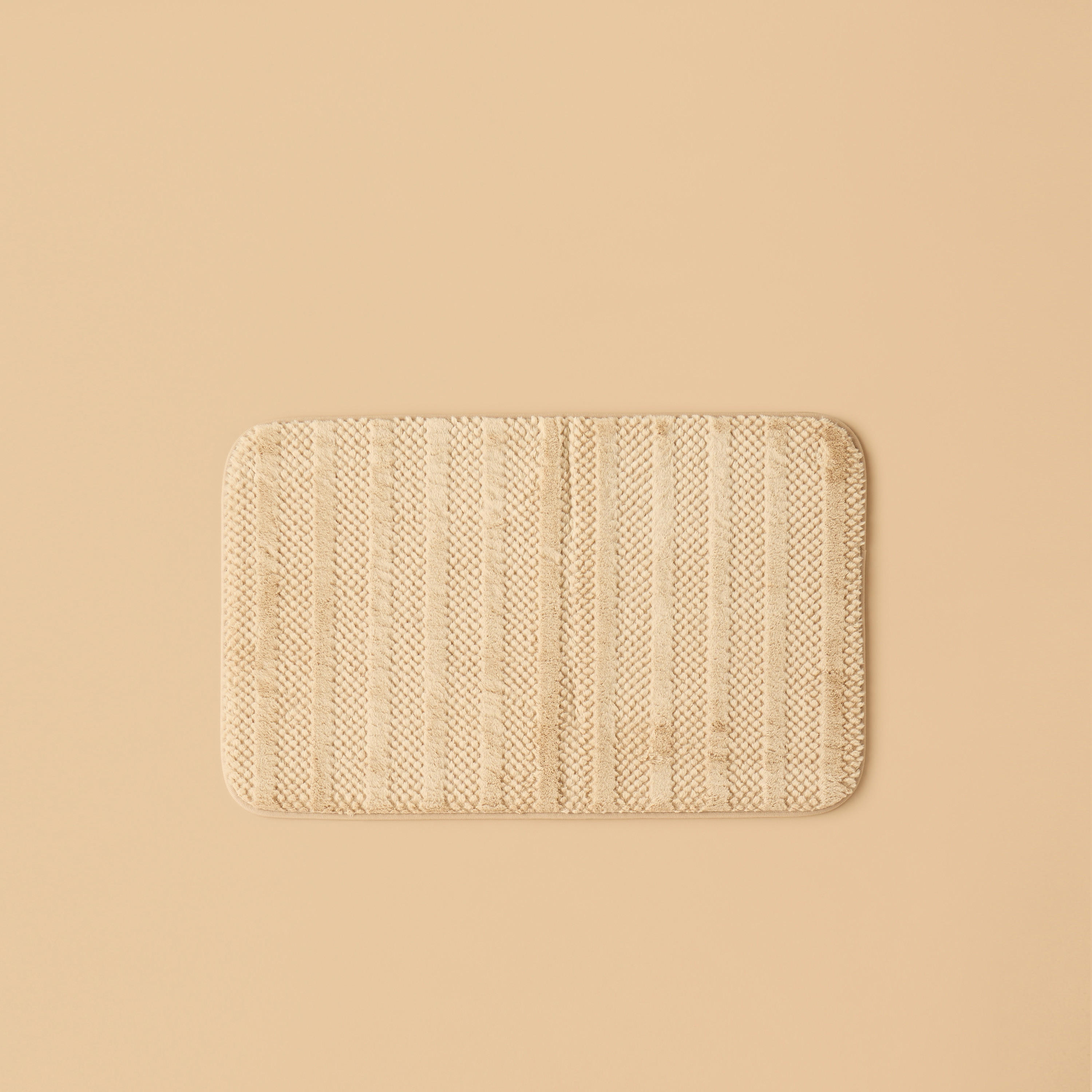 Textured 2-Piece Foam Bath Mat Set - 50x80 cm-household-bathandlaundry-bathlinen-bathmatsandtubmats-image-2