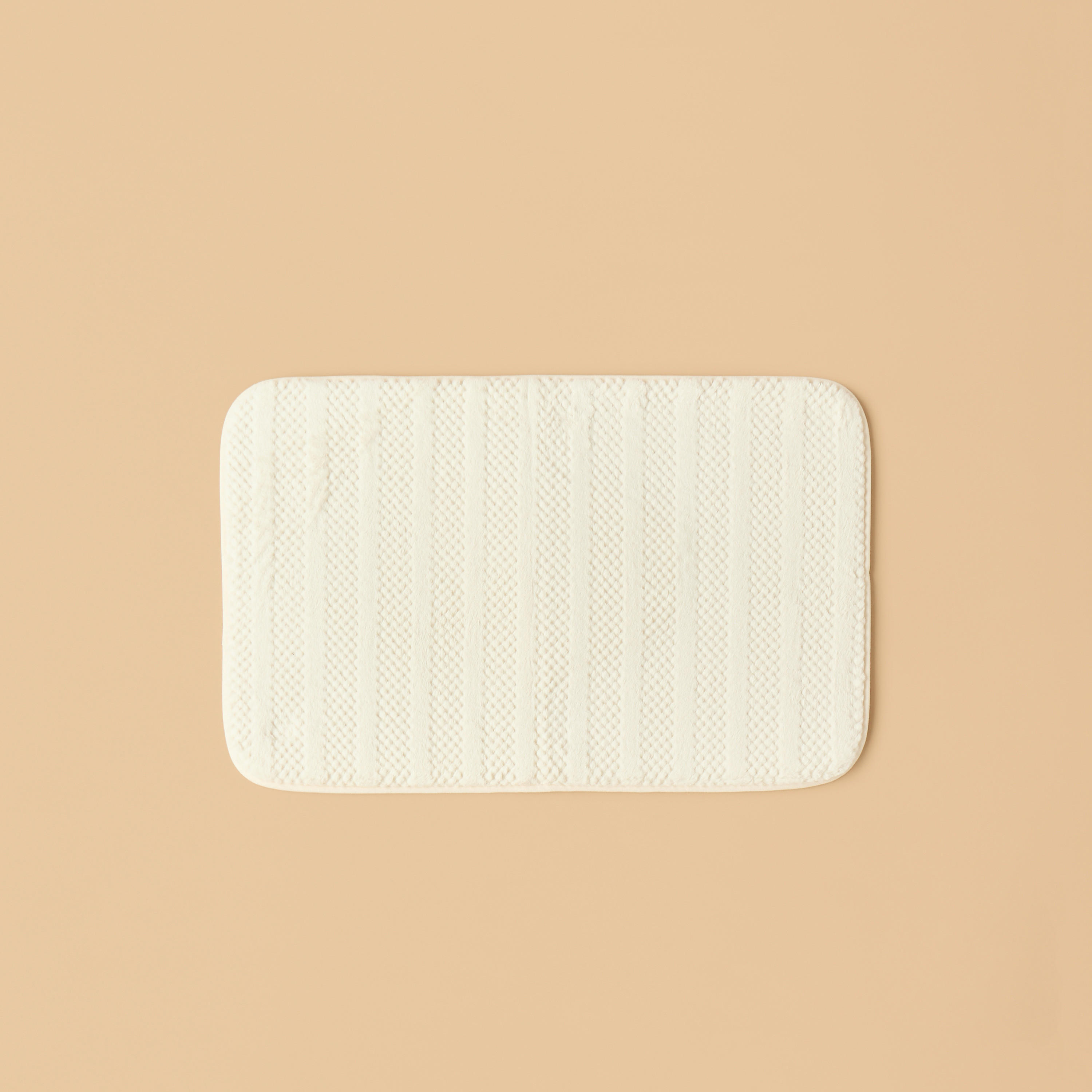 طقم سجاد حمّام إسفنجي بارز الملمس من قطعتين - 50x80 سم-household-bathandlaundry-bathlinen-bathmatsandtubmats-image-2
