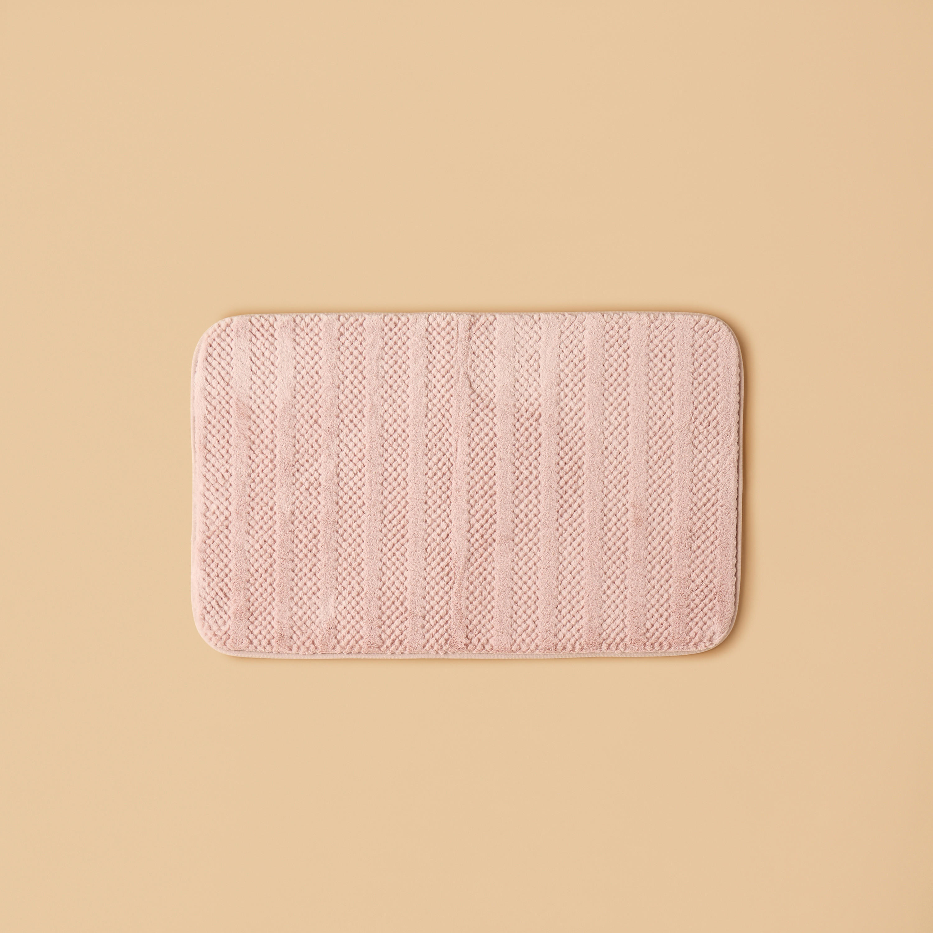 Textured 2-Piece Foam Bath Mat Set - 50x80 cm-household-bathandlaundry-bathlinen-bathmatsandtubmats-image-2