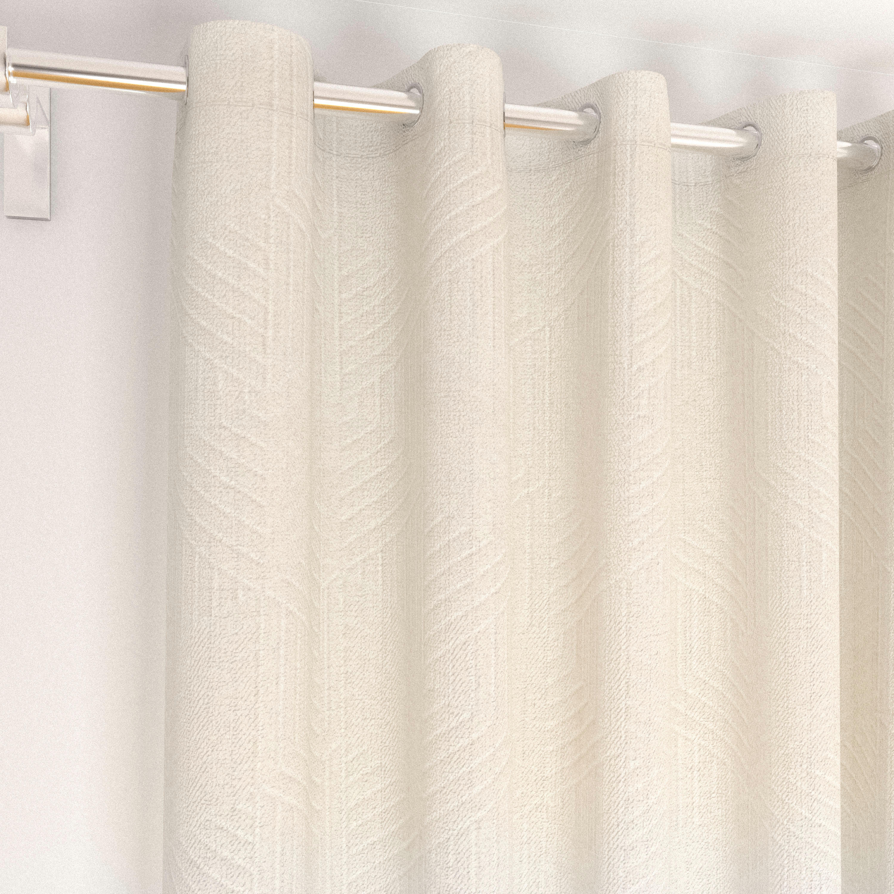 Textured 2-Piece Blackout Curtain Set - 140x240 cm-household-windows-curtains-image-3
