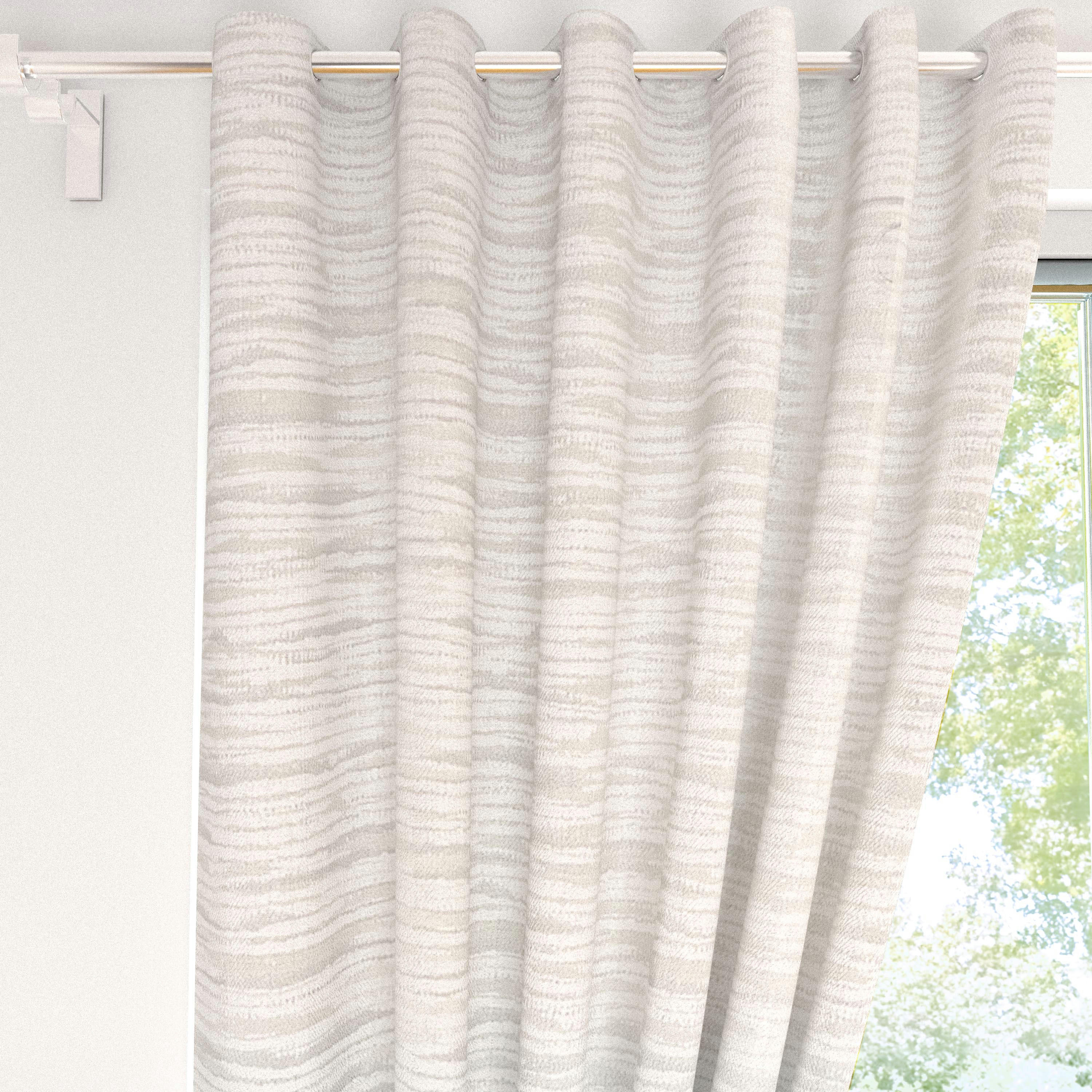 طقم ستائر جاكار معتمة من قطعتين - 140x240 سم-household-windows-curtains-image-2