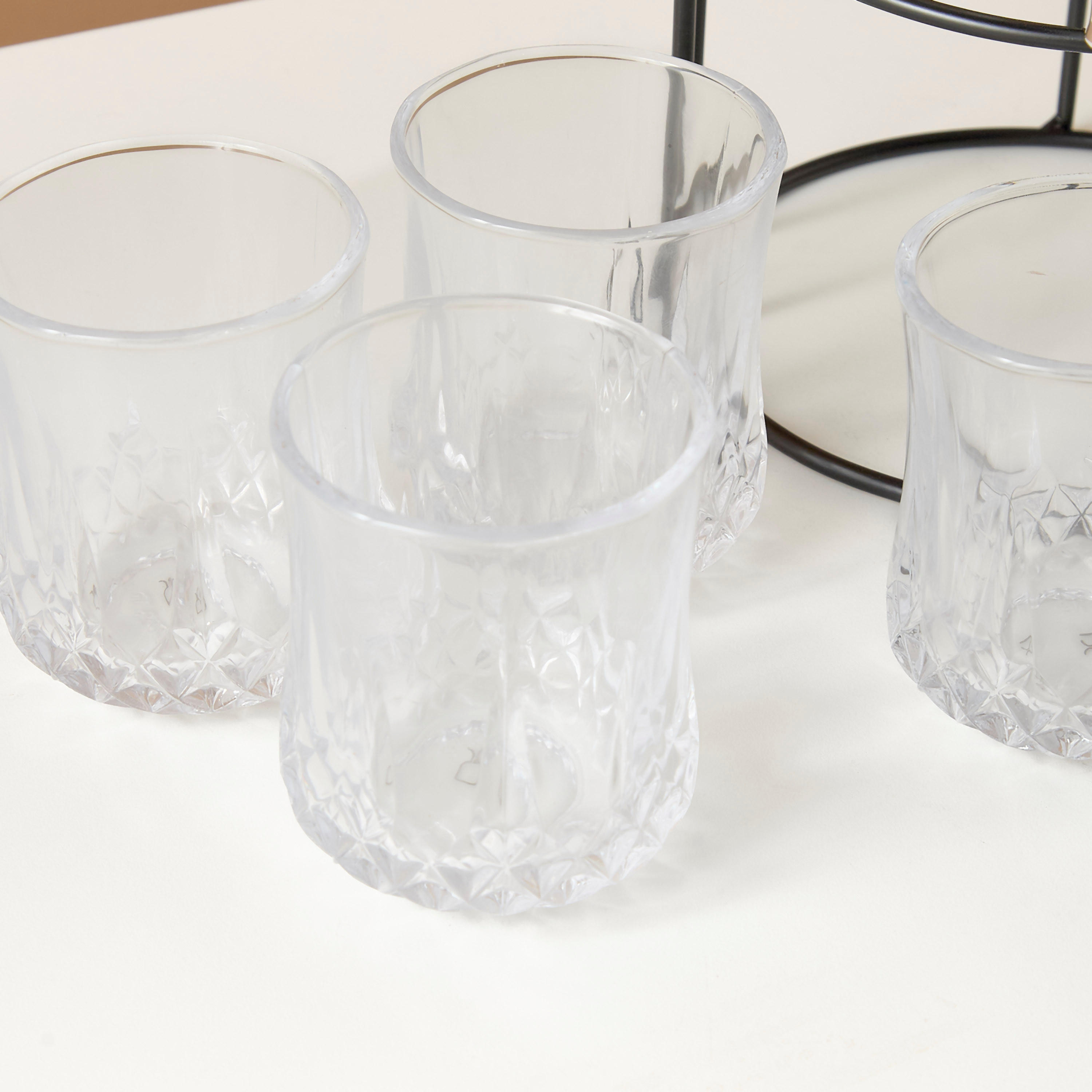 Glass 6-Piece Dispenser and Tumbler Set-household-dining-drinkserveware-dispensers-image-5