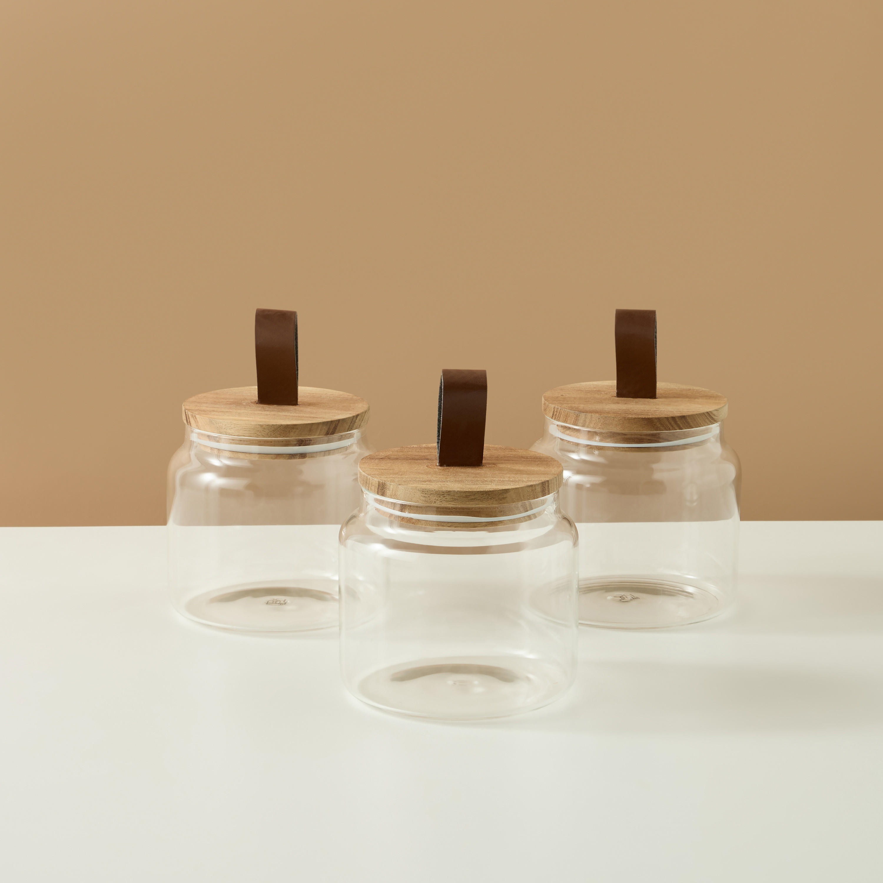 Glass Canister with Lid - Set of 3-household-kitchen-foodstorage-canistersandjars-image-2