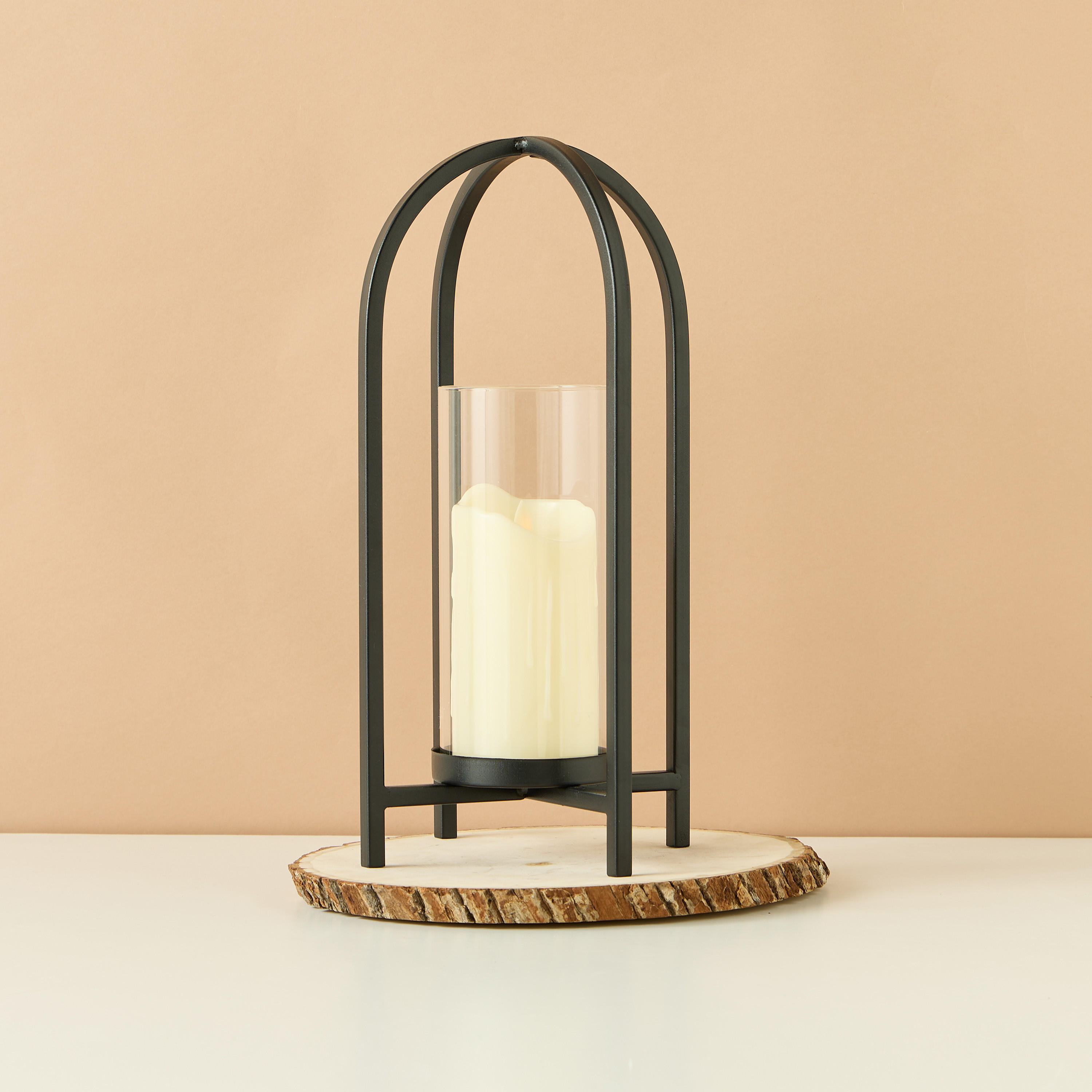 Metal Lantern Candle Holder - 36 cm-household-decor-candleholdersandlanterns-image-1
