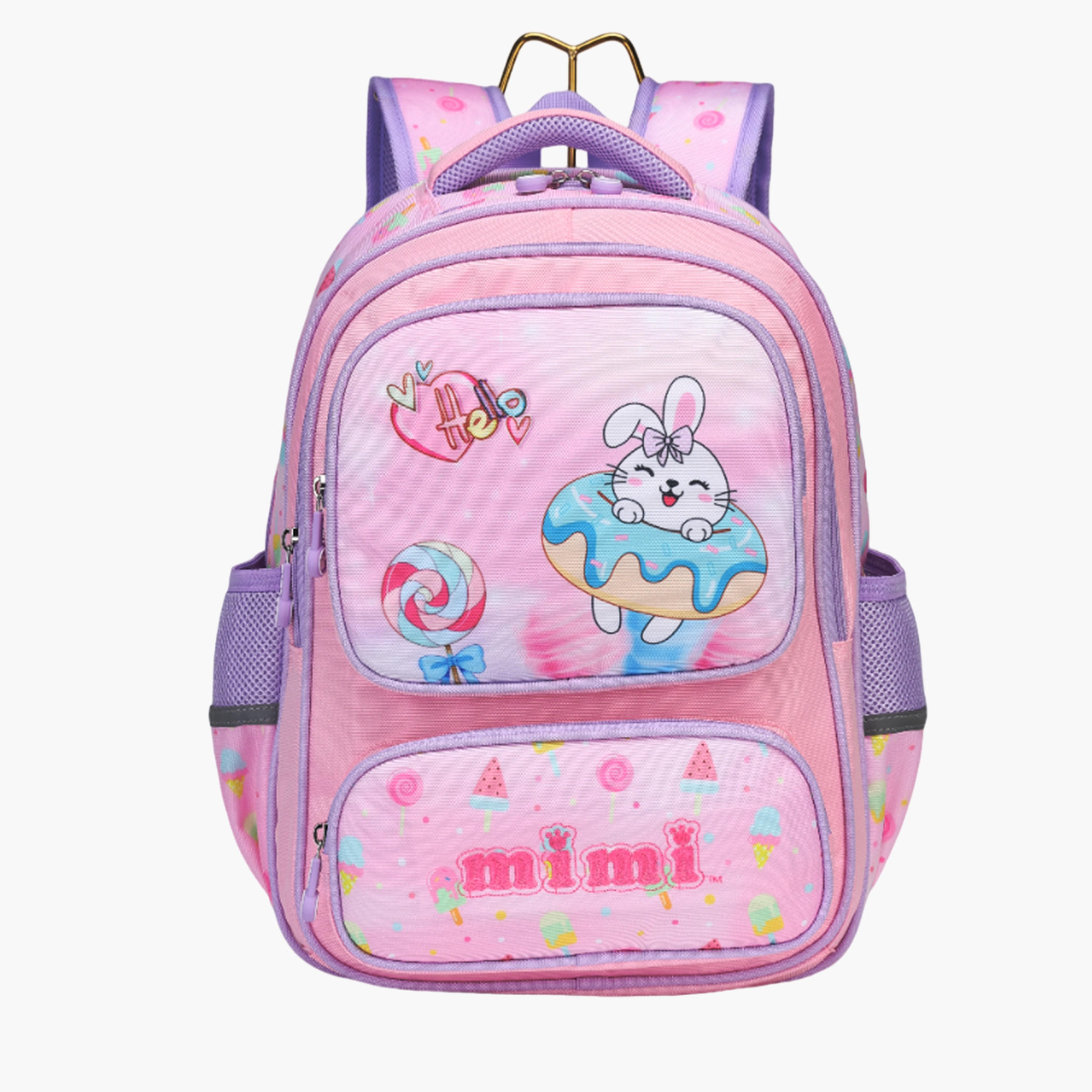 شنطة ظهر بطبعات وحمّالات قابلة للتعديل من ميمي- 28x10x40 سم-school-bagsandbackpacks-backpacks-image-1
