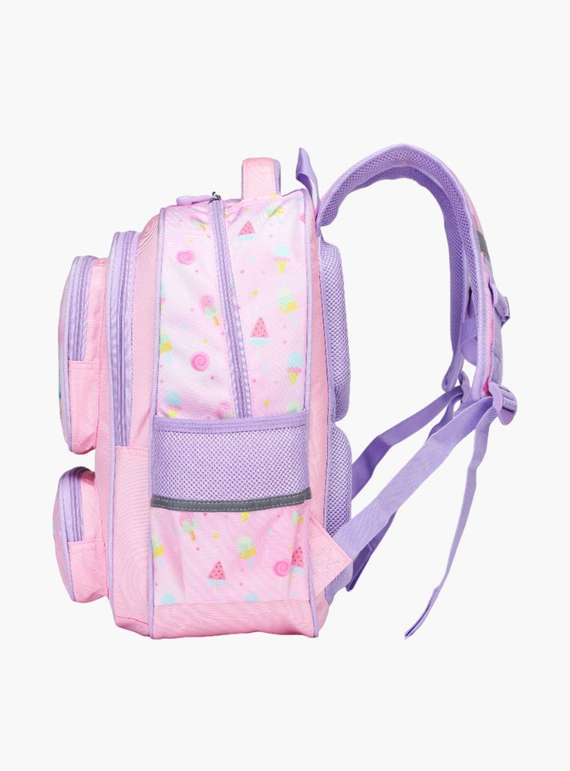 شنطة ظهر بطبعات وحمّالات قابلة للتعديل من ميمي- 28x10x40 سم-school-bagsandbackpacks-backpacks-image-2