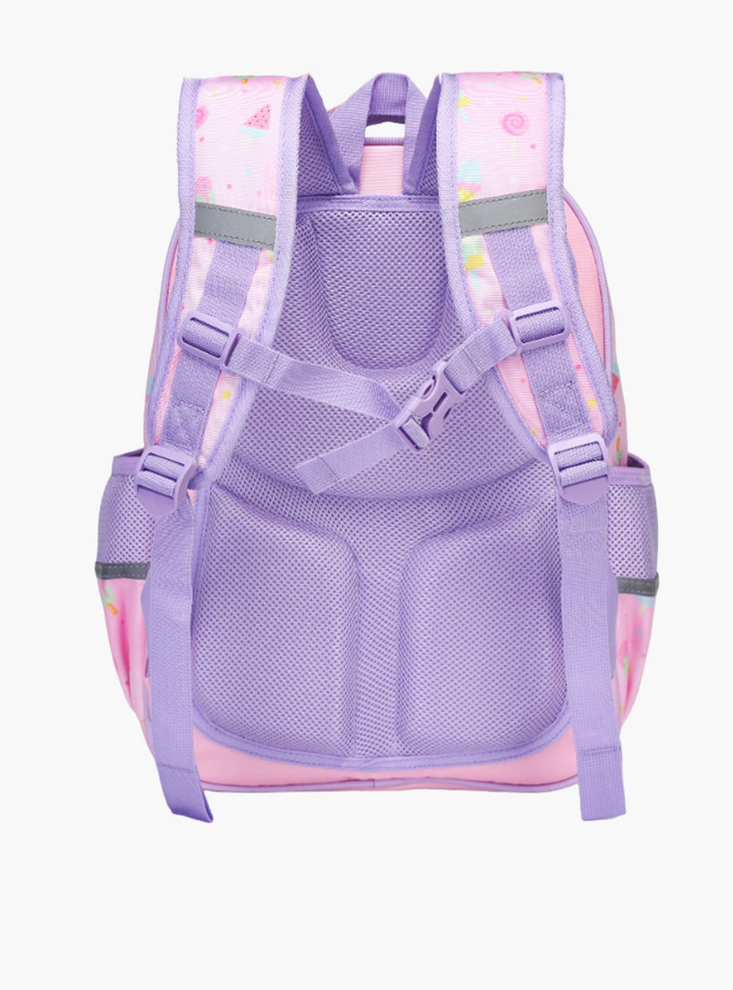 شنطة ظهر بطبعات وحمّالات قابلة للتعديل من ميمي- 28x10x40 سم-school-bagsandbackpacks-backpacks-image-3