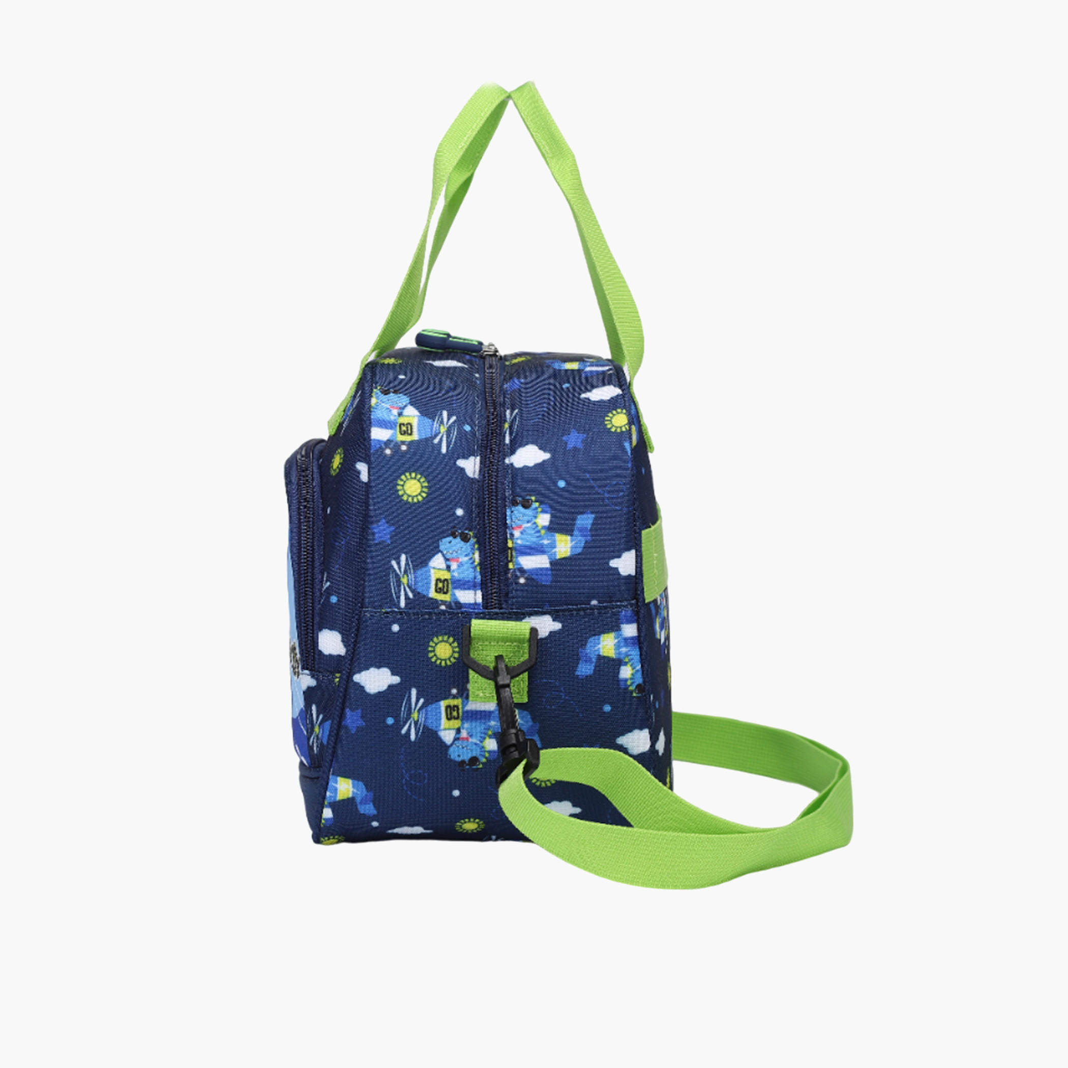 Beezee Printed Lunch Bag with Zip Closure-school-lunchessentials-lunchbags-image-3