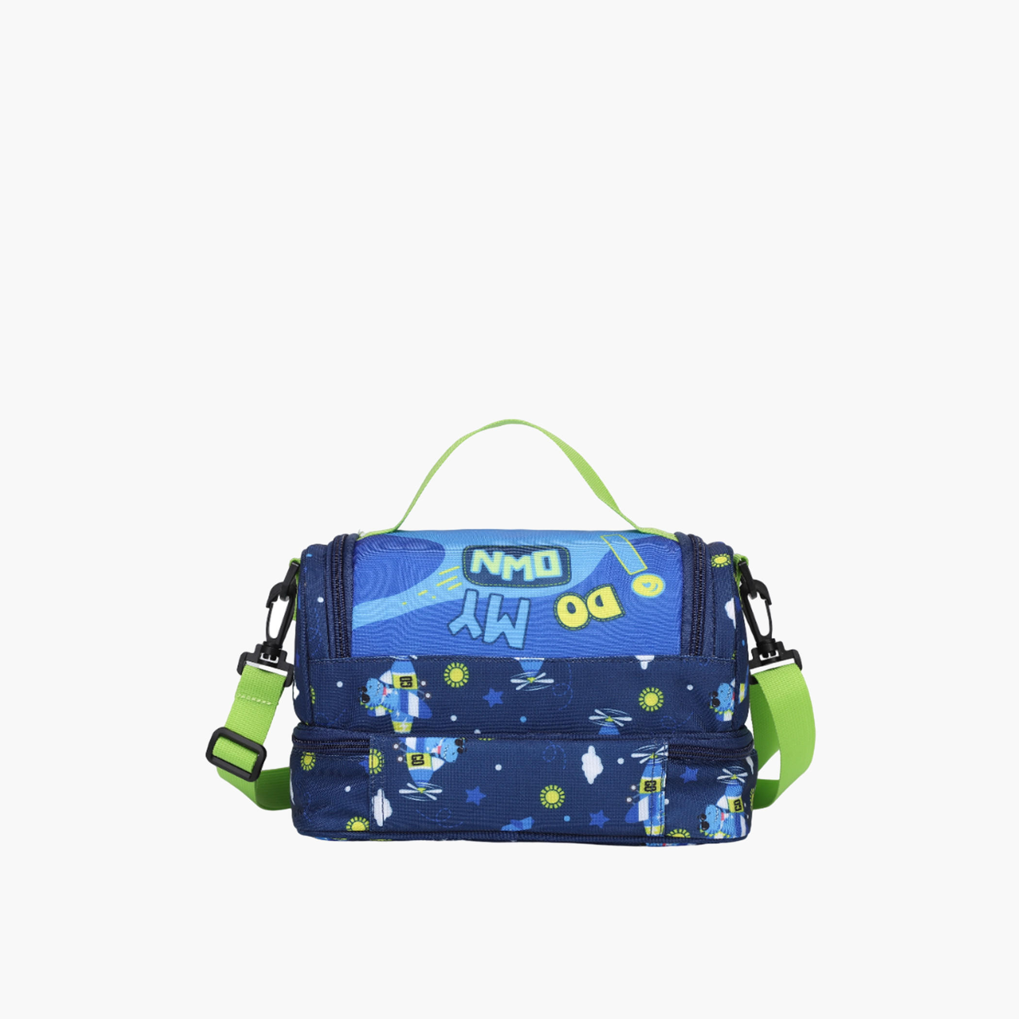 Beezee Printed Lunch Bag with Zip Closure-school-lunchessentials-lunchbags-image-1